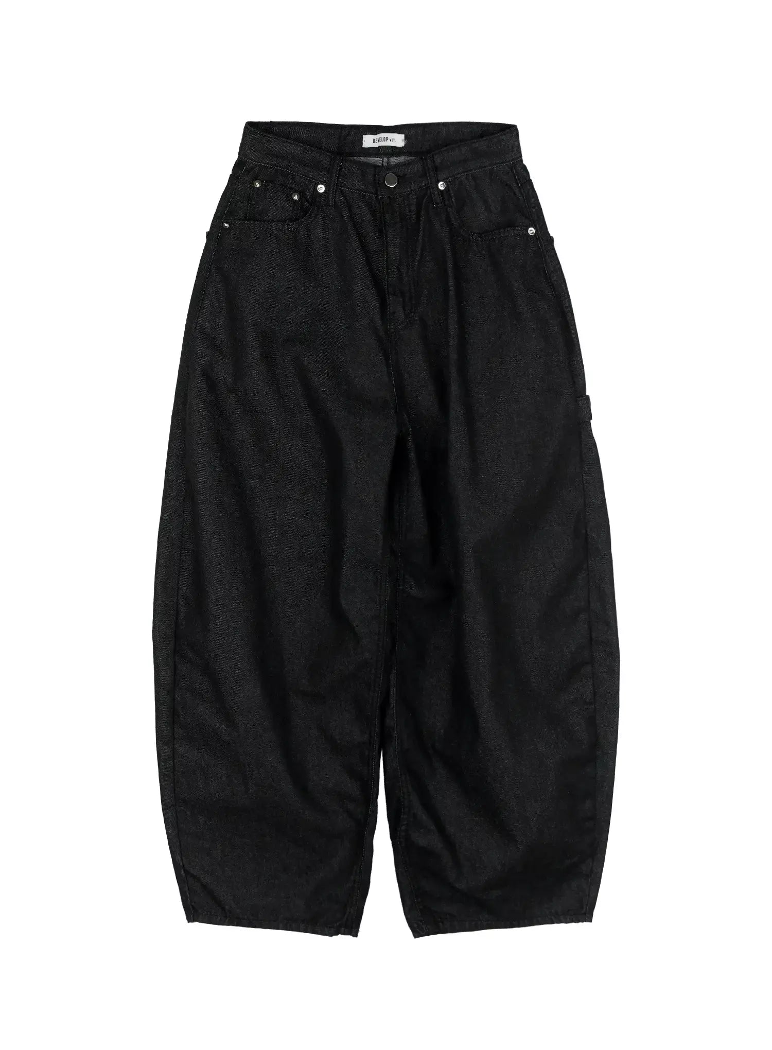 Lea Cross-Patch Baggy Jeans IS525