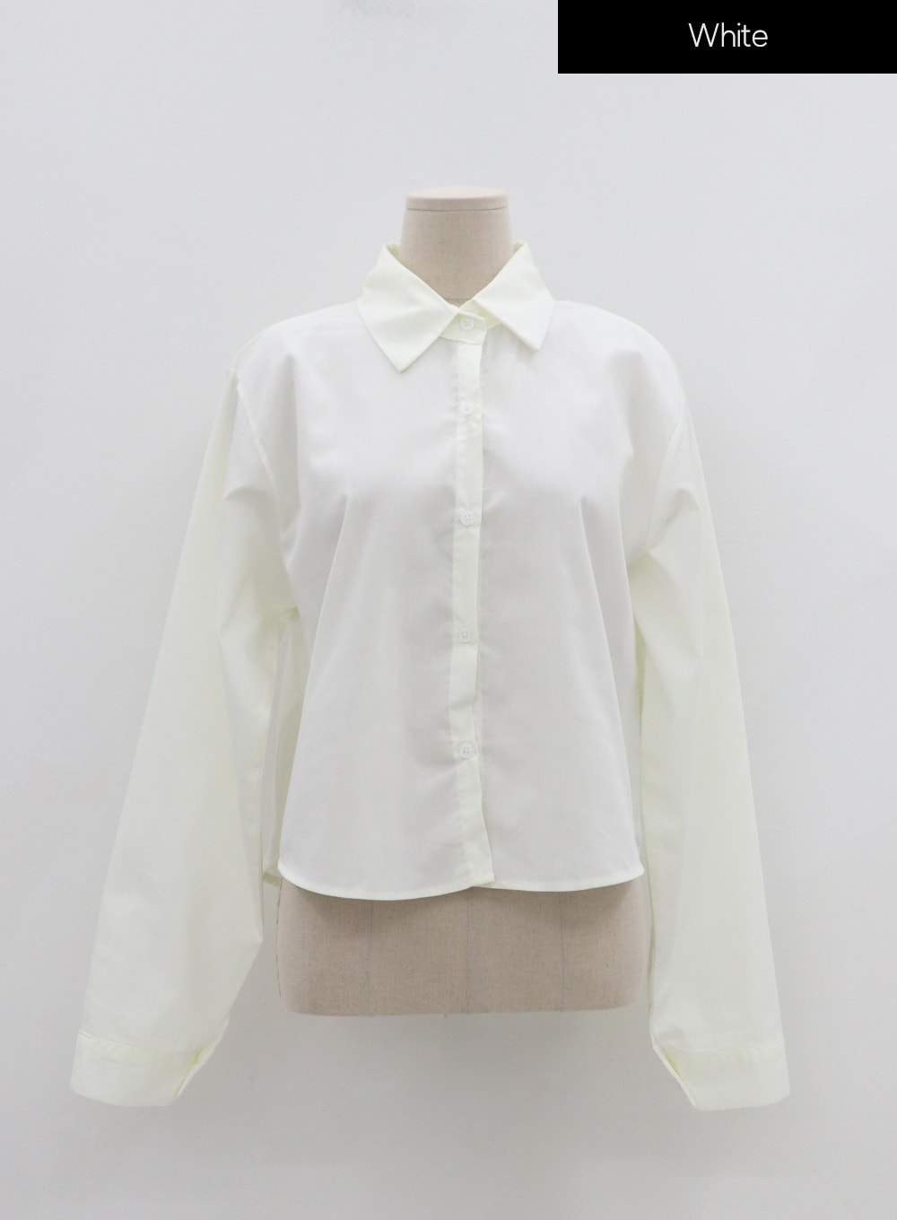Cotton Cropped Long Sleeve T-Shirt IS15
