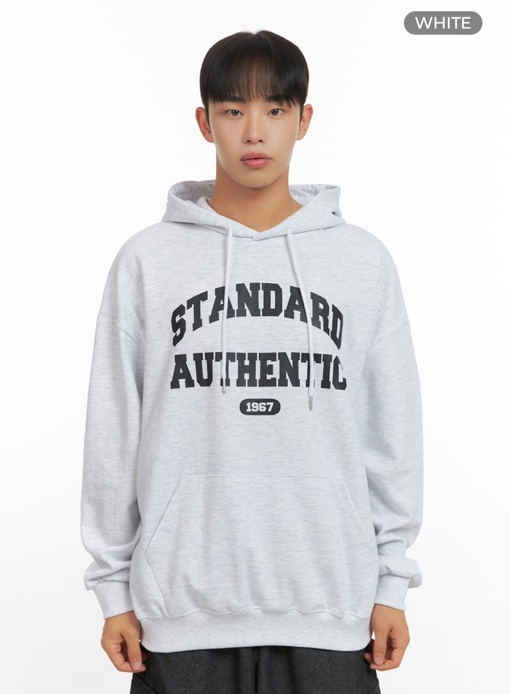 Men's Loose Fit Graphic Hoodie IO420