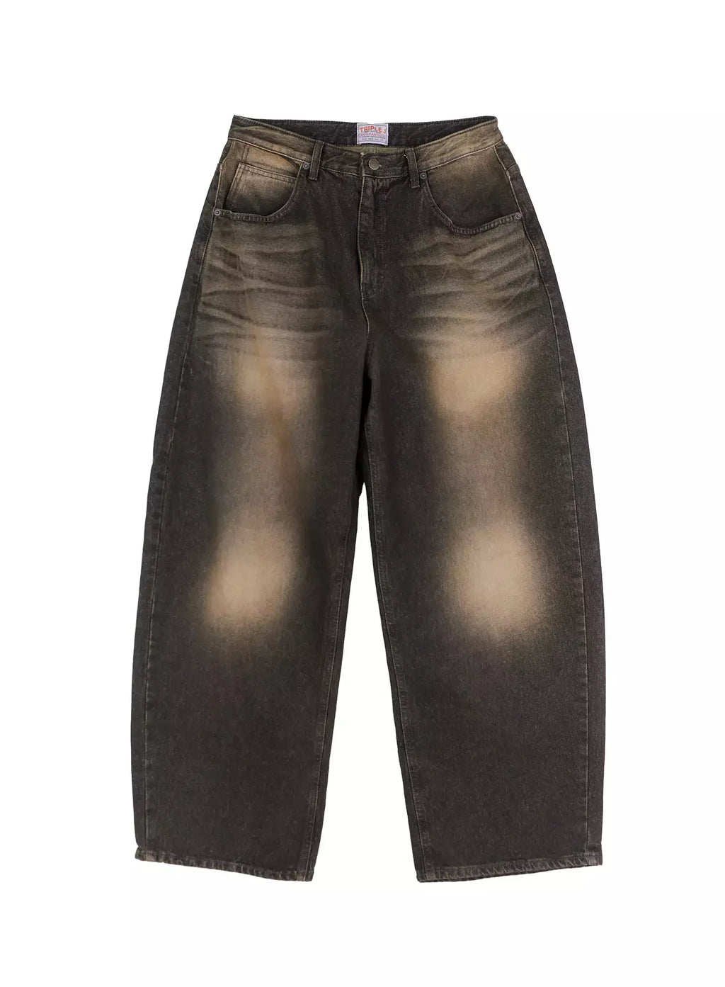 Men's Vintage Fade Wide-Leg Jeans IO516