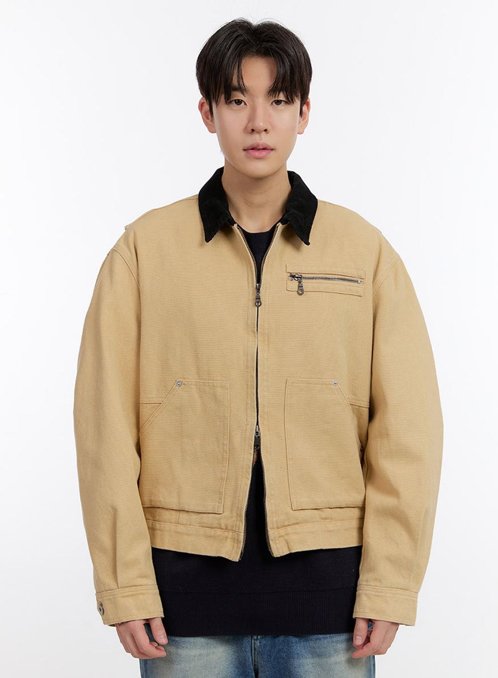Men's Zip-Up Carpenter Jacket IM525