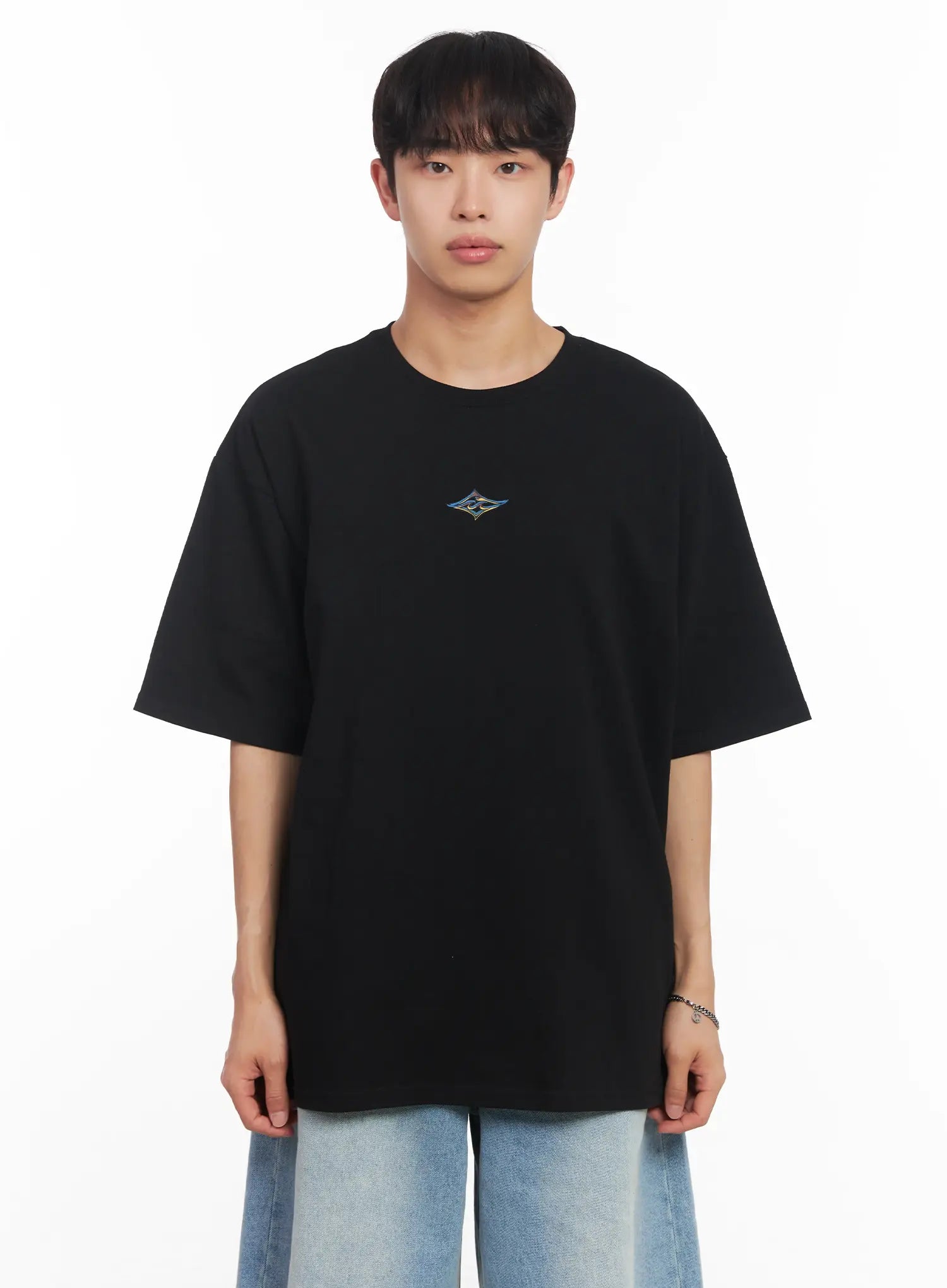 Men's Small Graphic Oversize Tee IU518