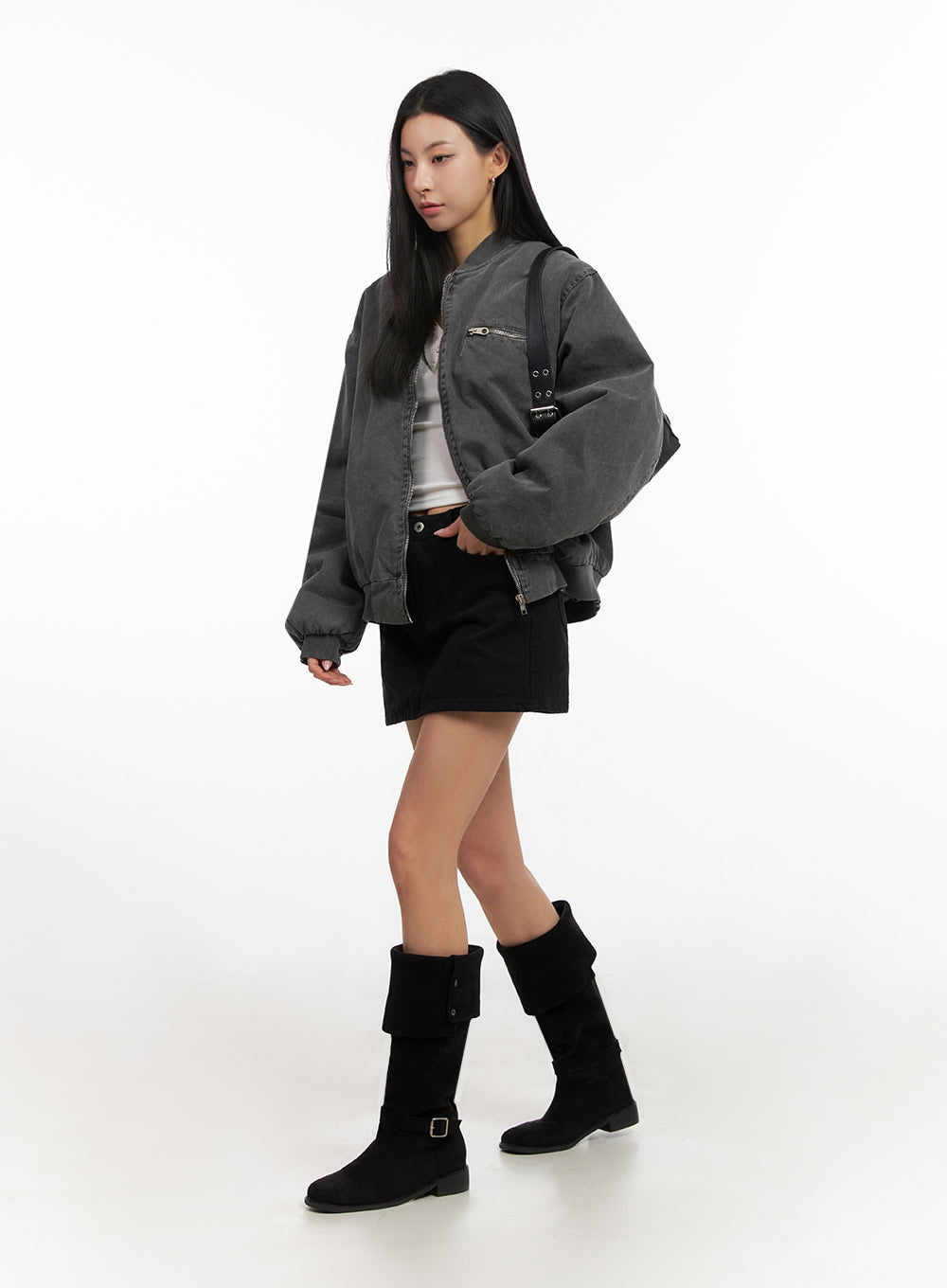 Urban Oversized Bomber Jacket ID431