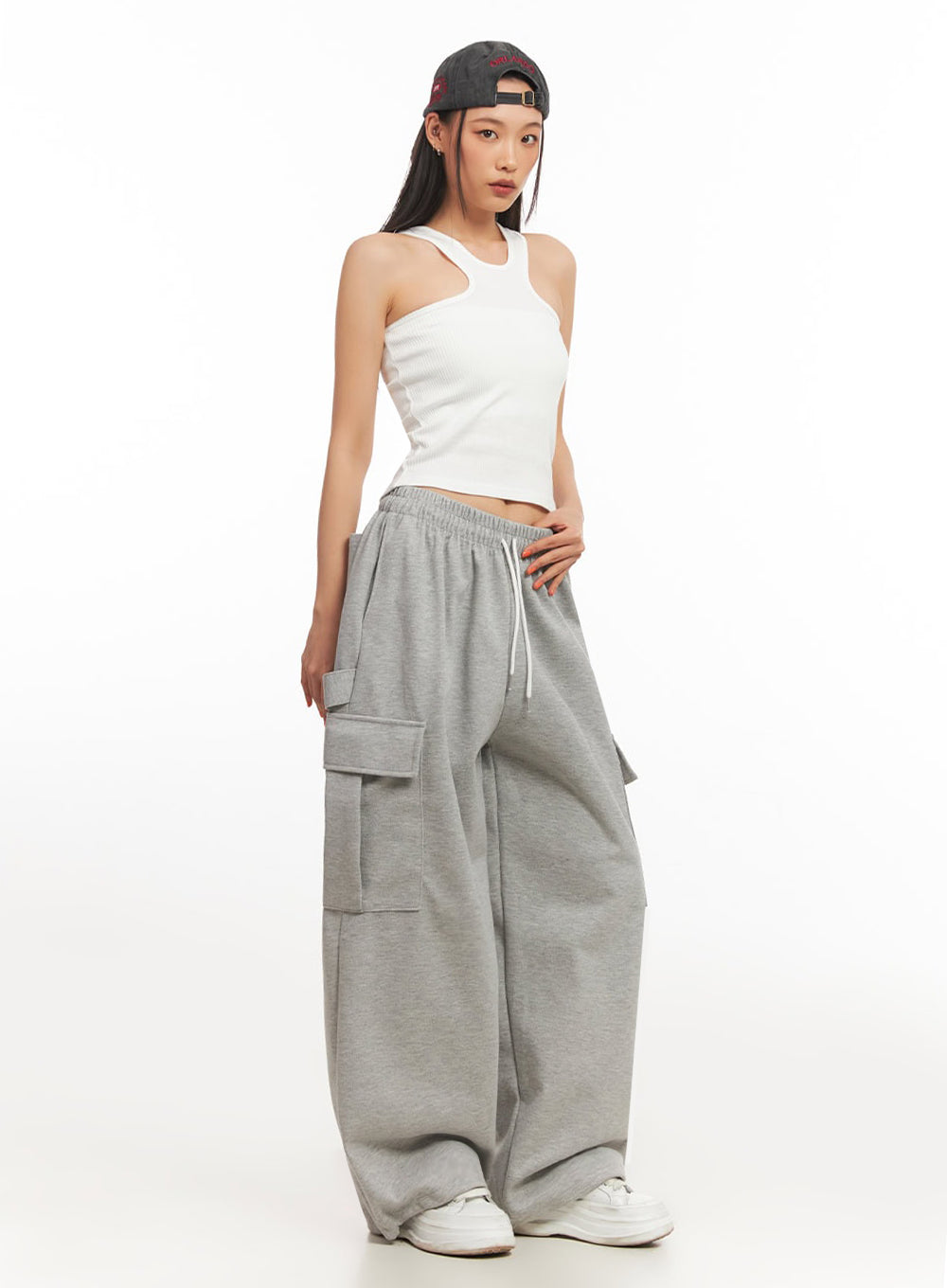 Slim-Fit Cotton Tank Top IA504