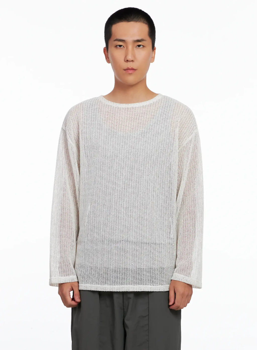Men's Sheer Knit Long Sleeve IS510