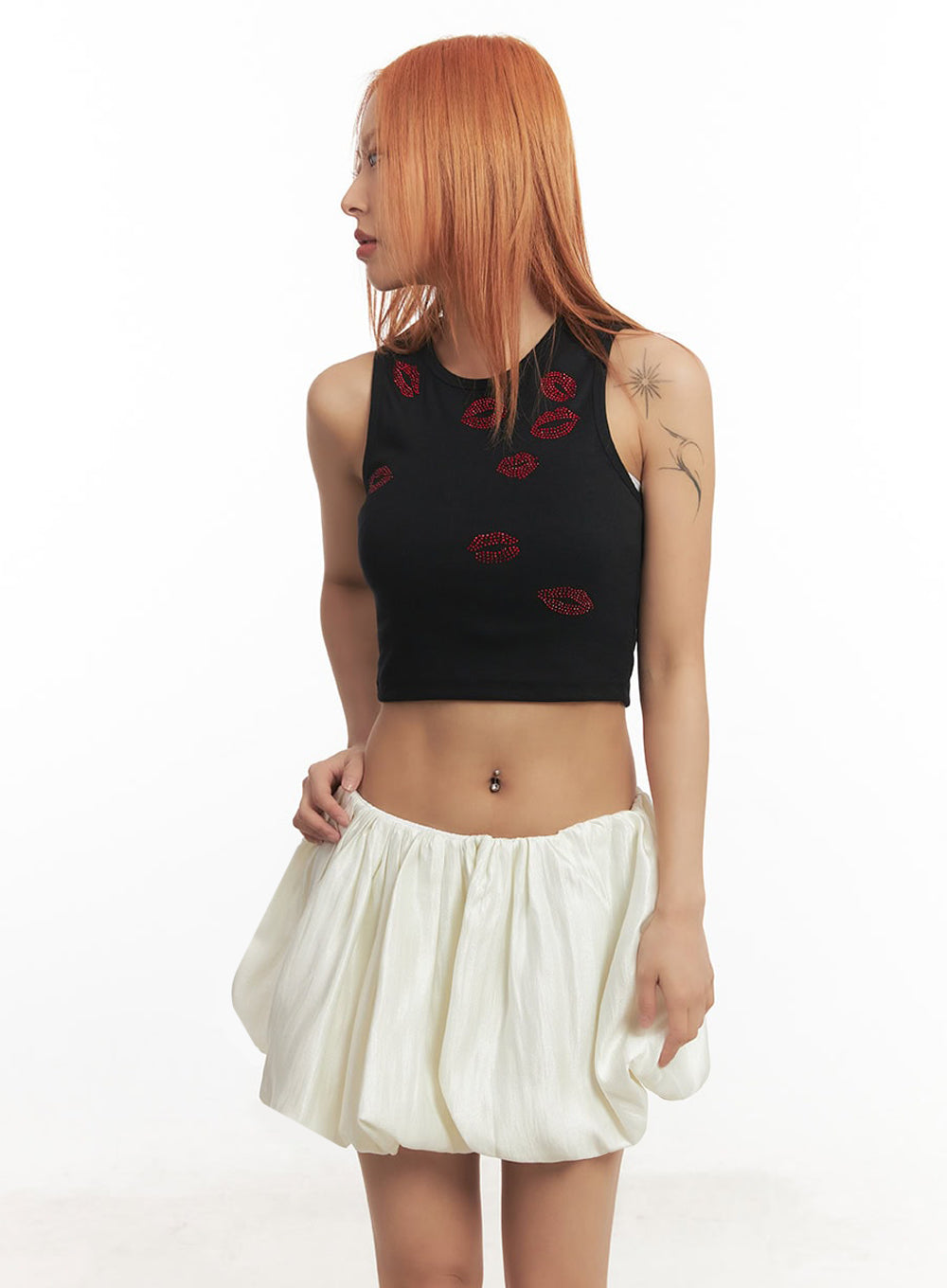 Kiss Graphic Sleeveless Top IA515