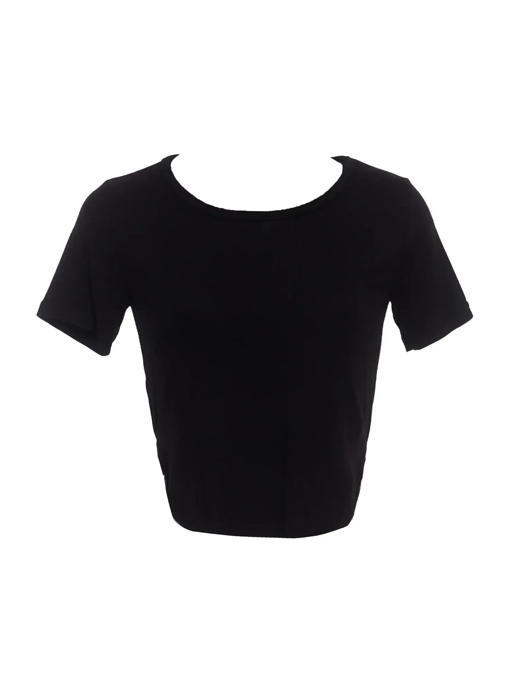 Essential Cropped Round-Neck Tee IC503
