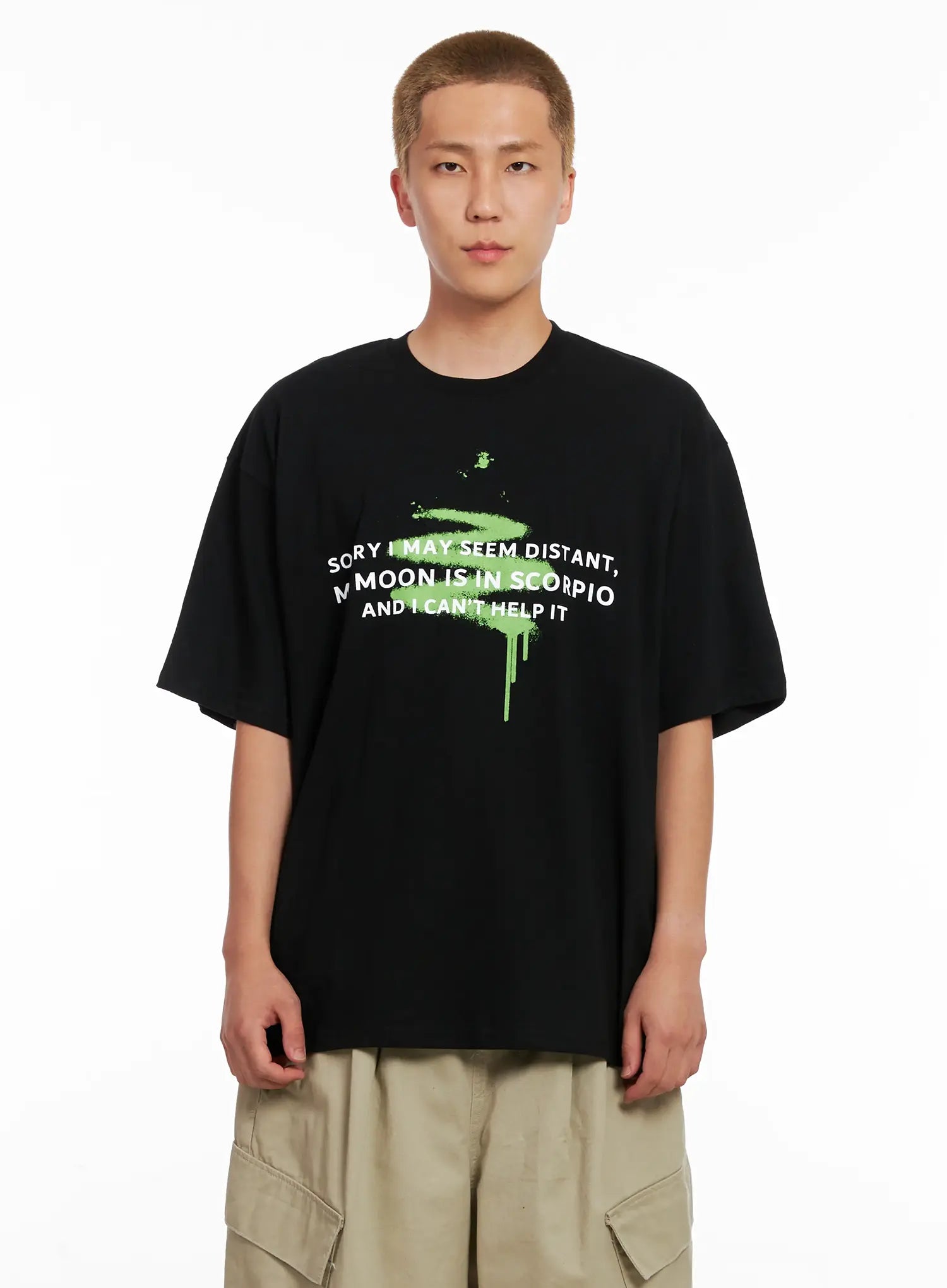 Men's Graphic Oversized Tee IL521