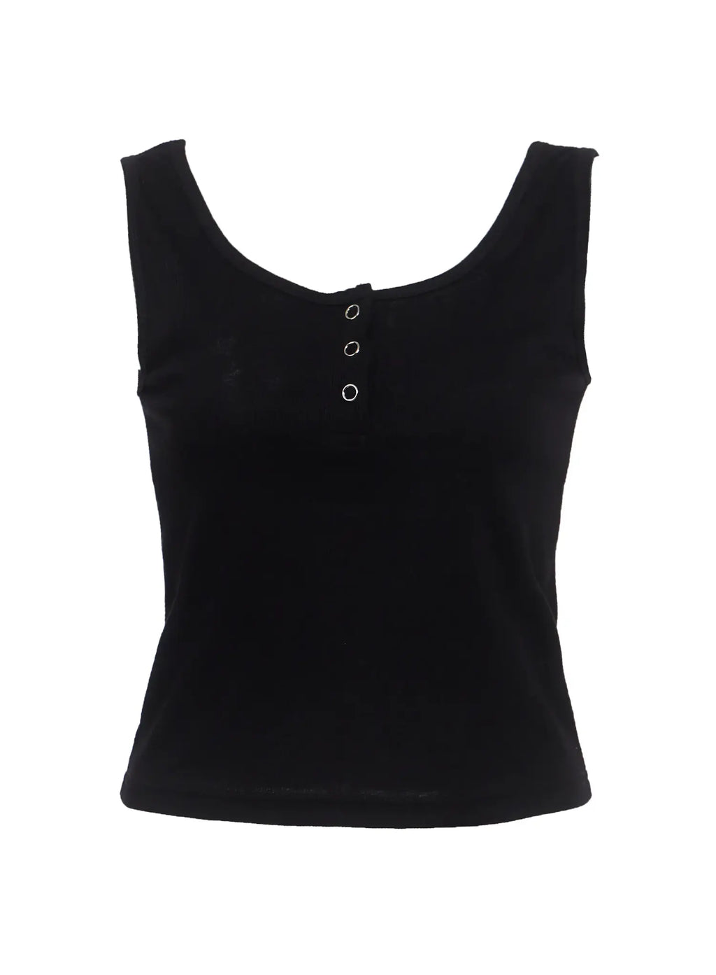 Buttoned Sleeveless Top IC503
