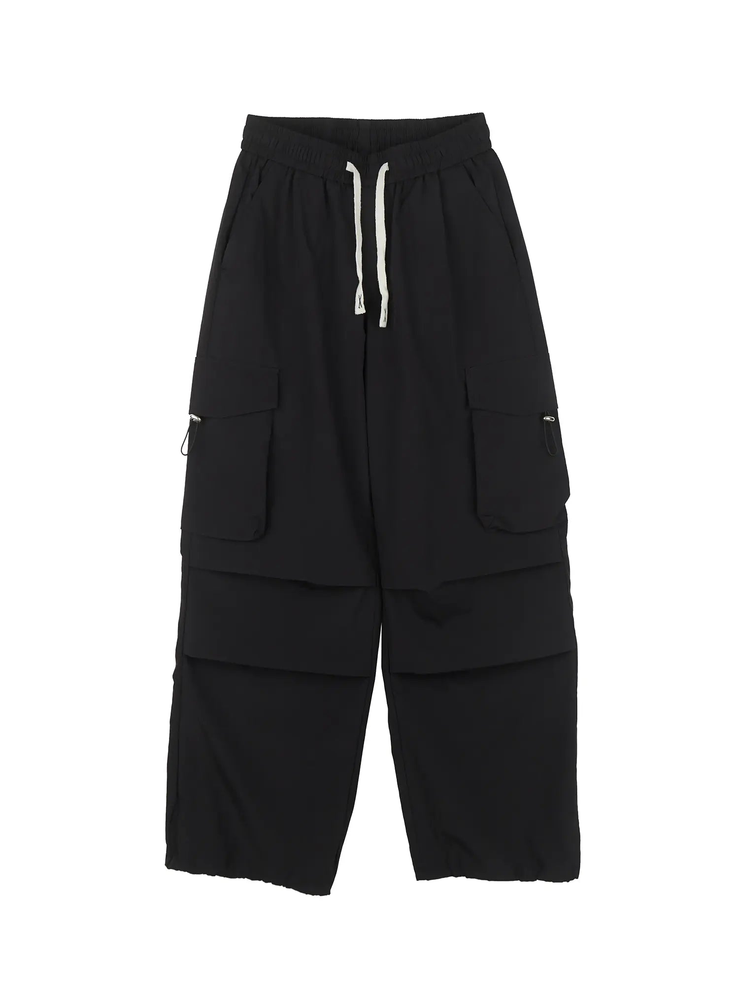 Men's Parachute Wide-Leg Cargo Pants IL504