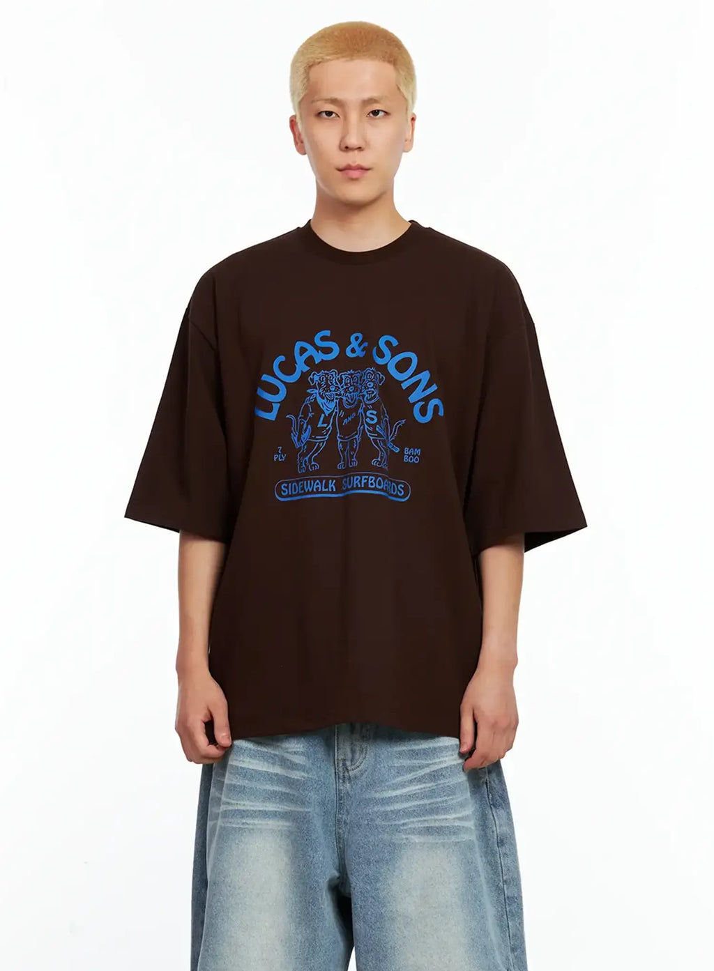 Men's Lucas Graphic Oversized Tee IL514
