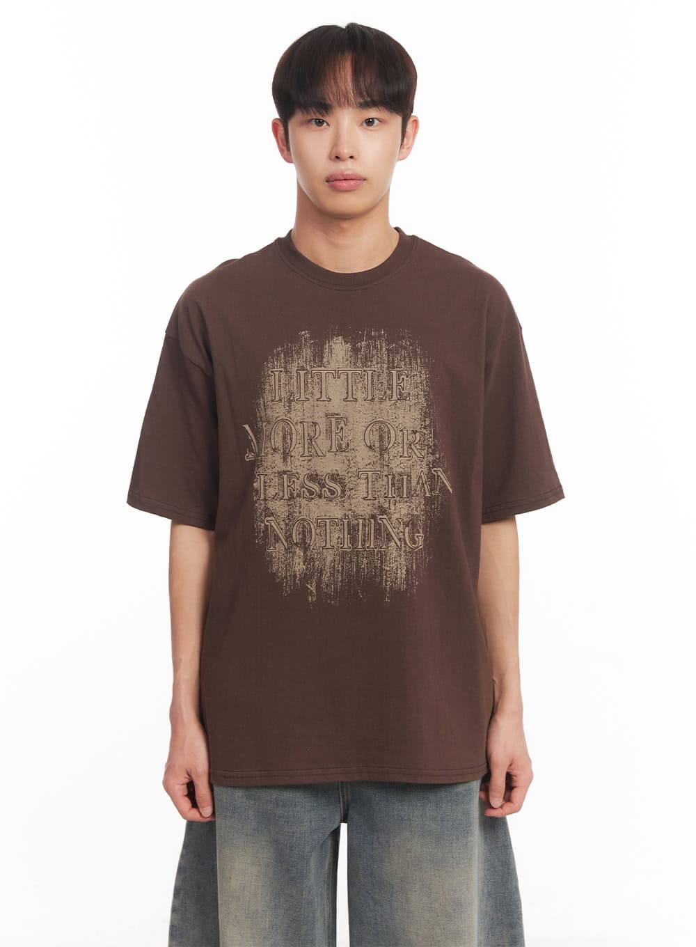 Men's Round Neck Graphic Shirt  IA521