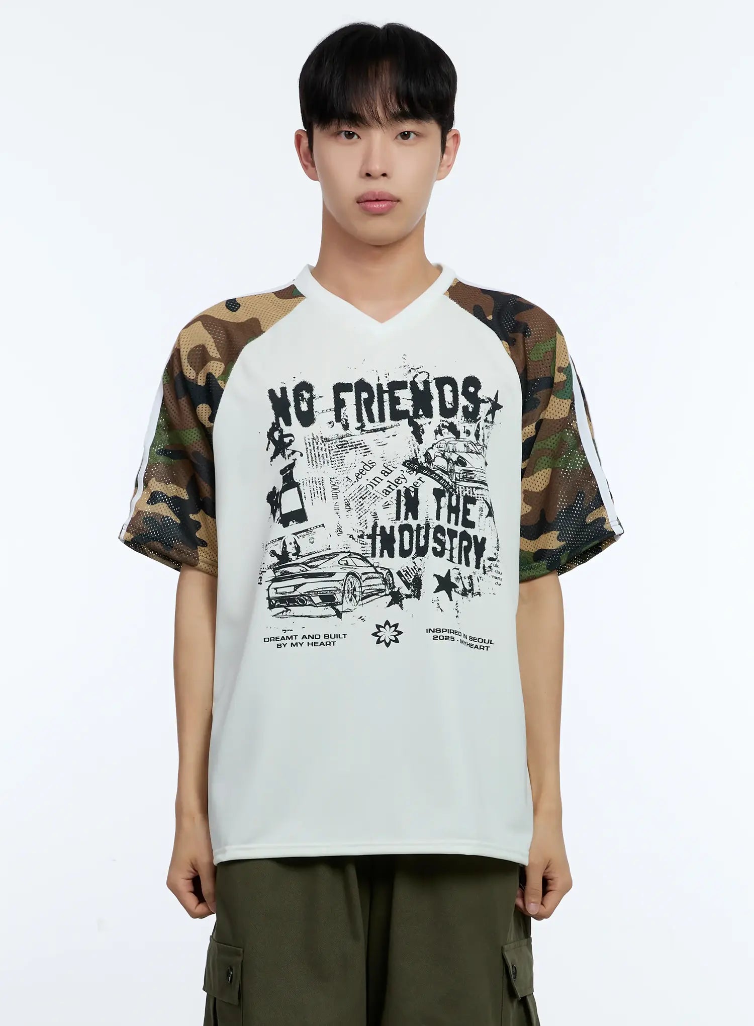 Men's Camo Sleeve Tee IL517