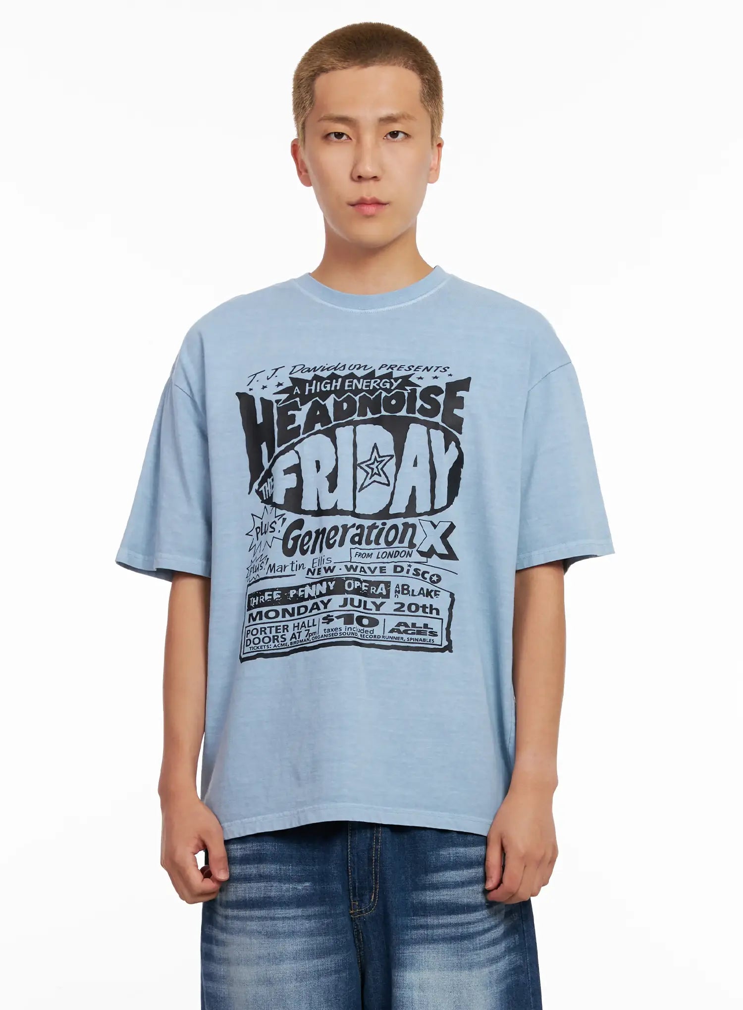 Men's Casual Graphic Tee IL518