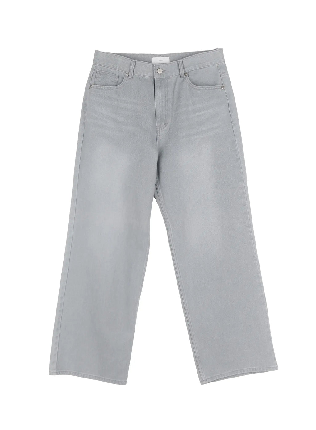 Men's Casual Vintage Washed Wide-Leg Jeans IS509