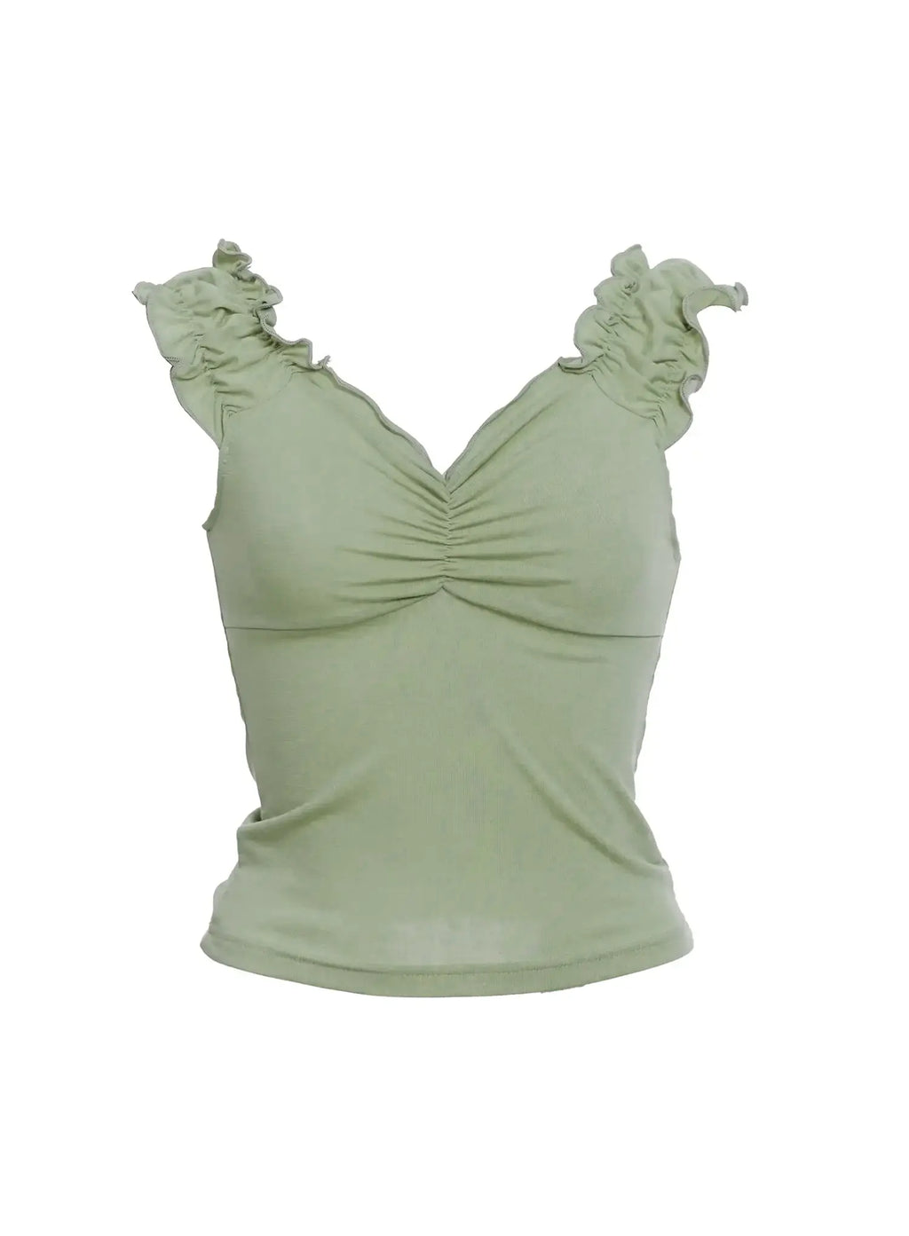 Shirred Frill Tank  IC503