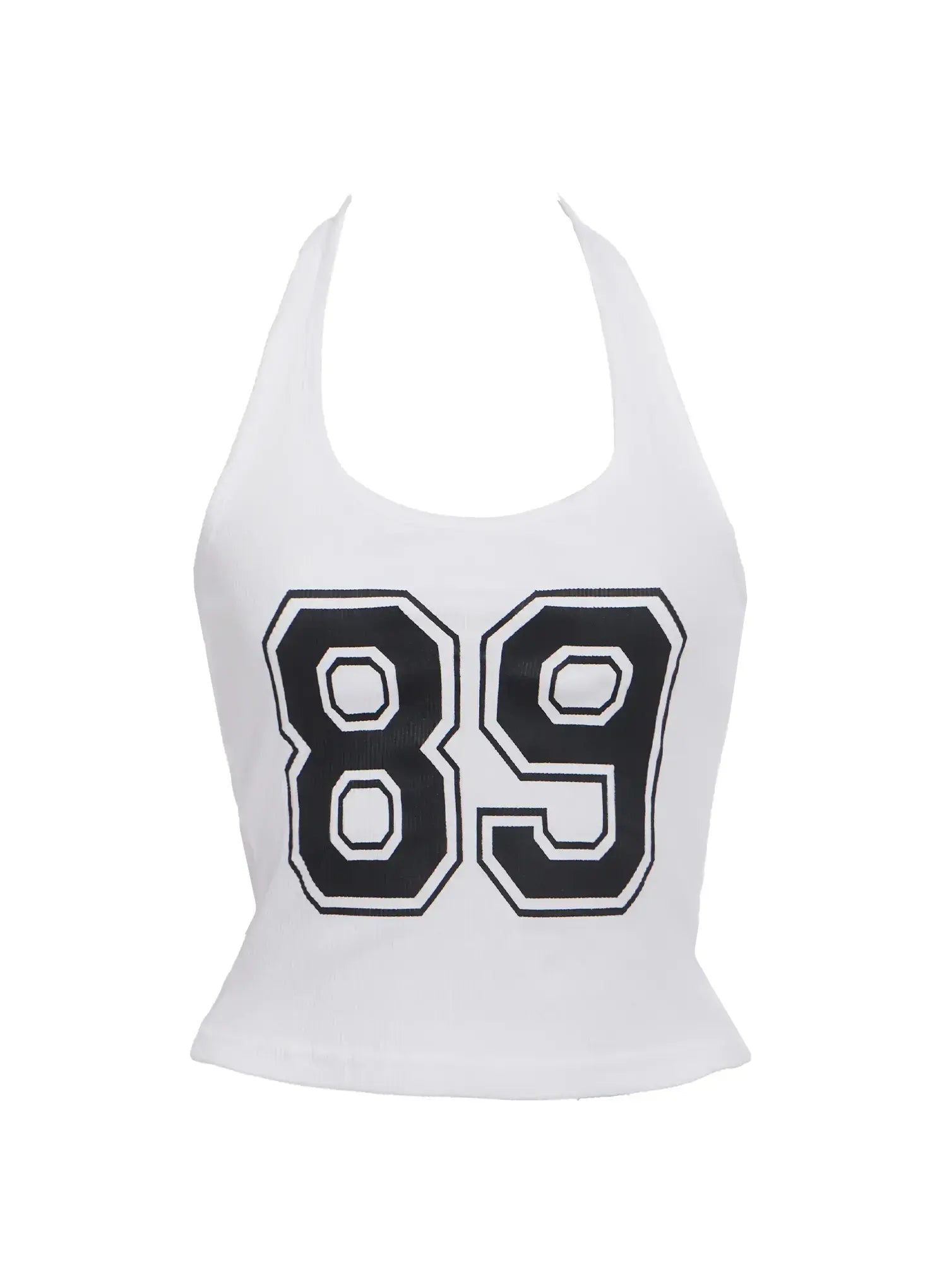 Retro Varsity Number Halter Top IC503