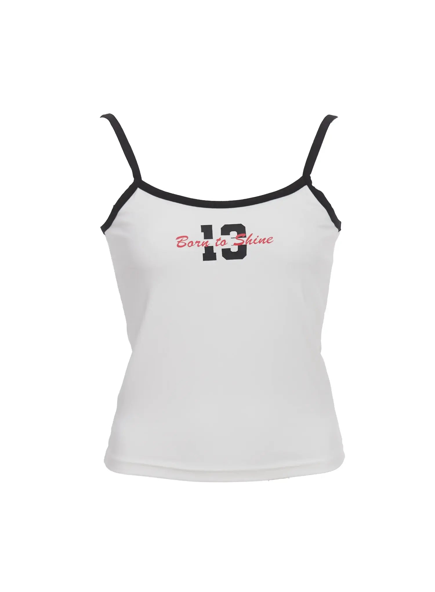 Sporty Contrast Sleeveless Top  IC503