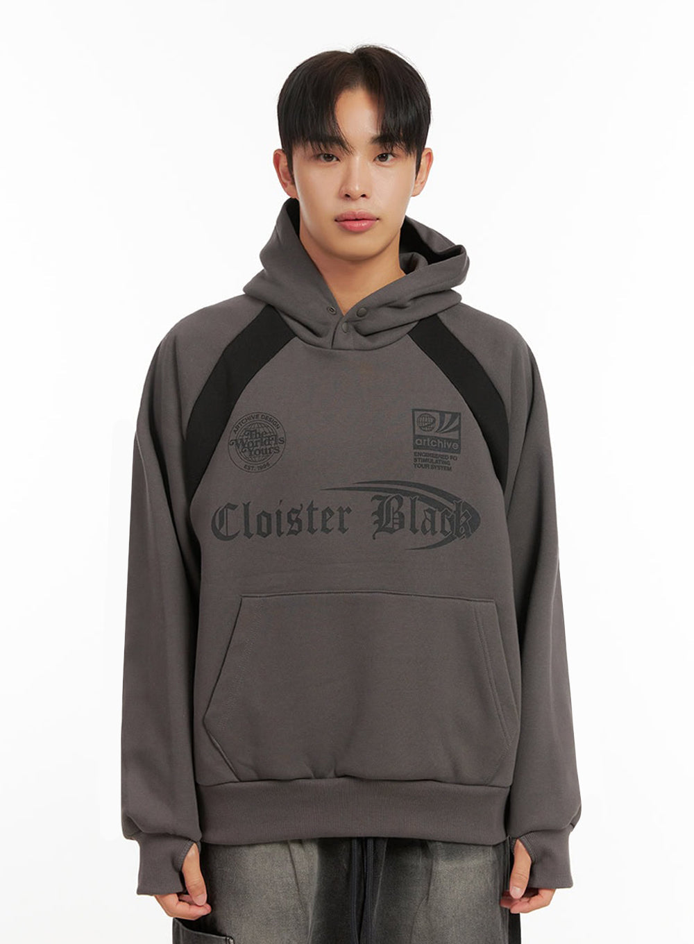 Men's Cotton Graphic Hoodie ID413