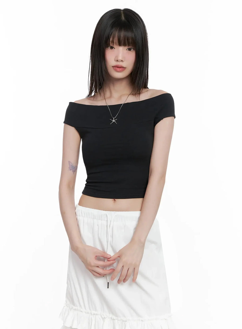 Basic Off-Shoulder Top IL528
