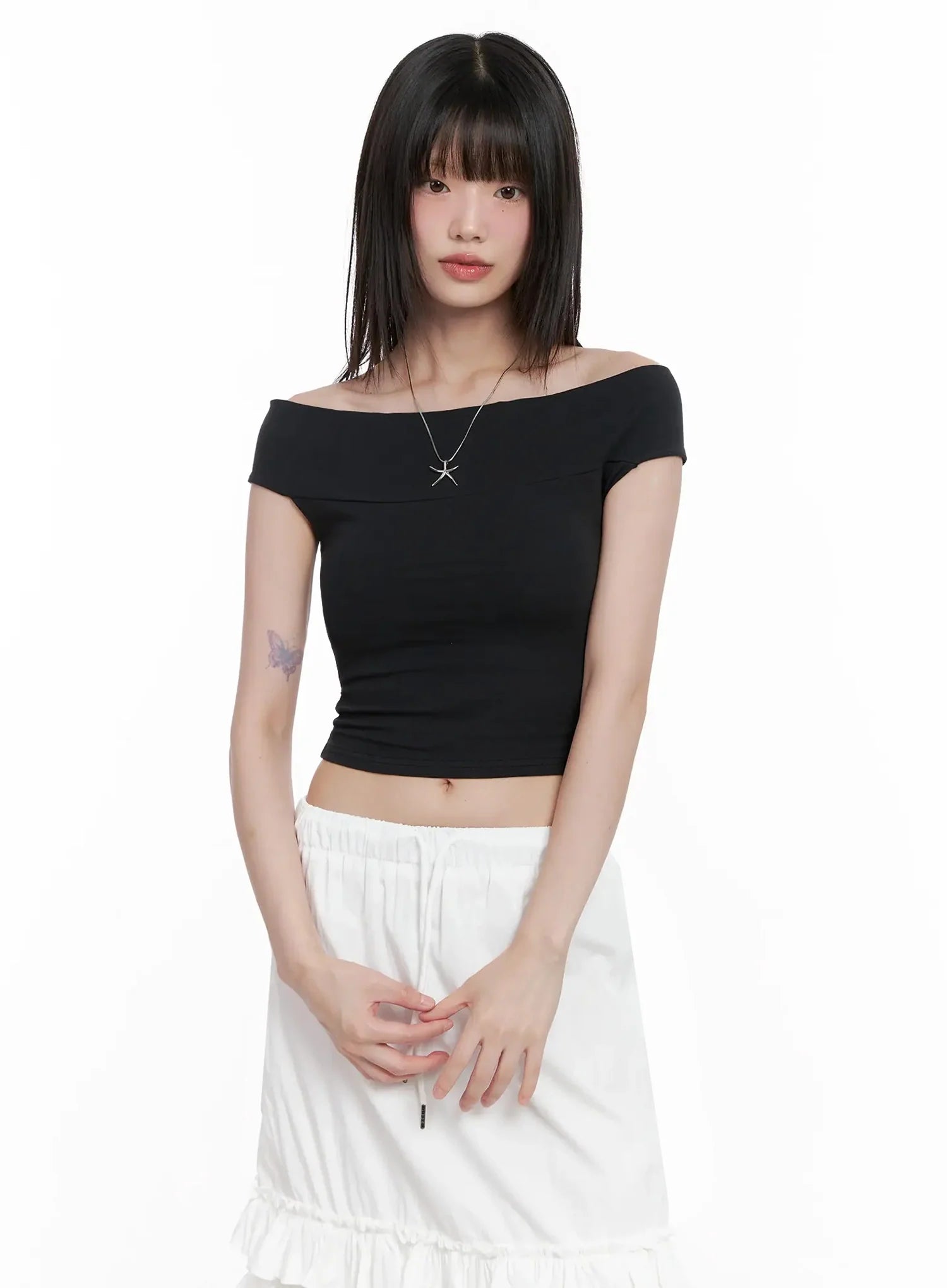 Basic Off-Shoulder Top IL528