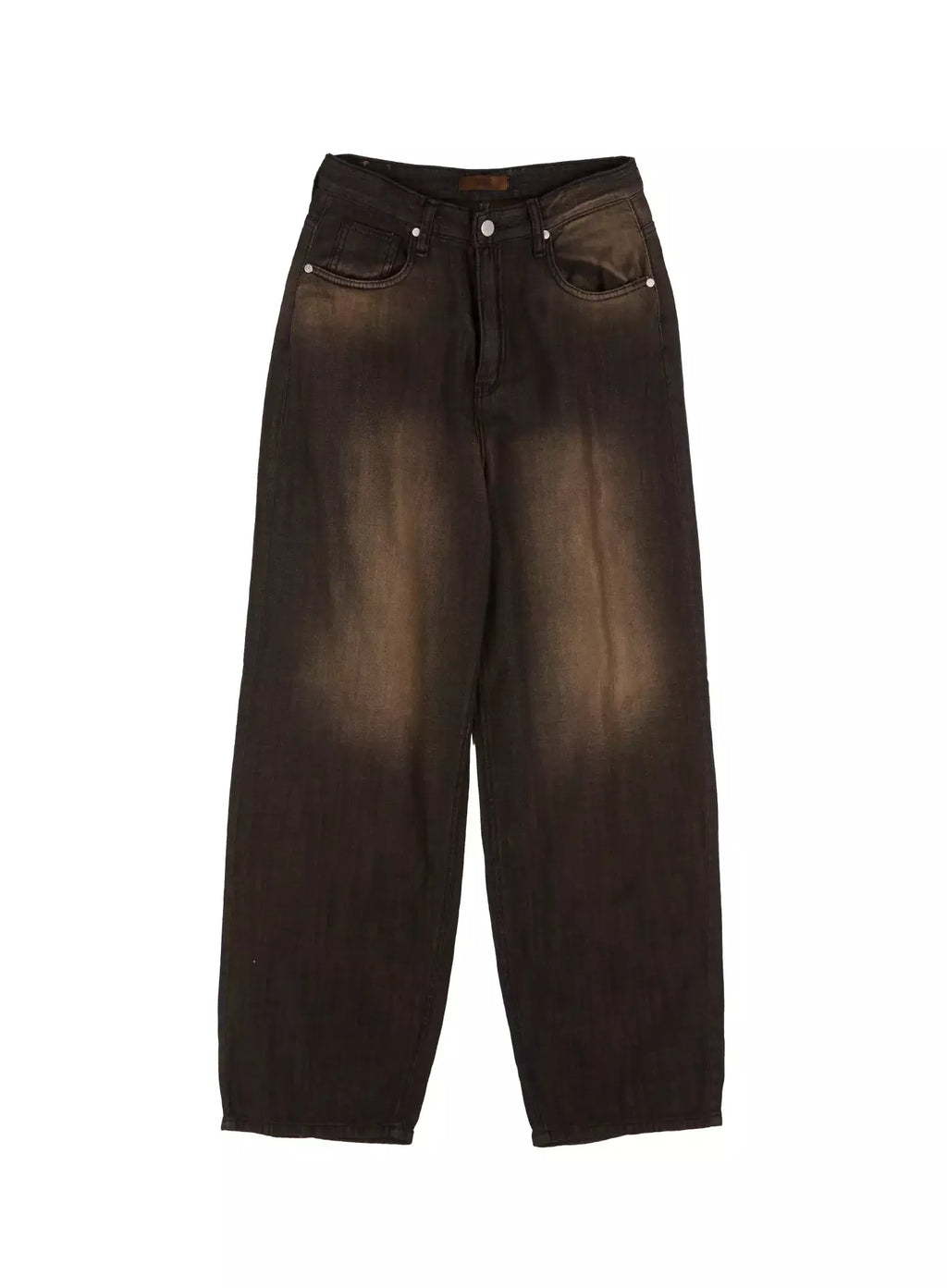 Moka Summer-Wash Wide-Leg Denim Pants IC503