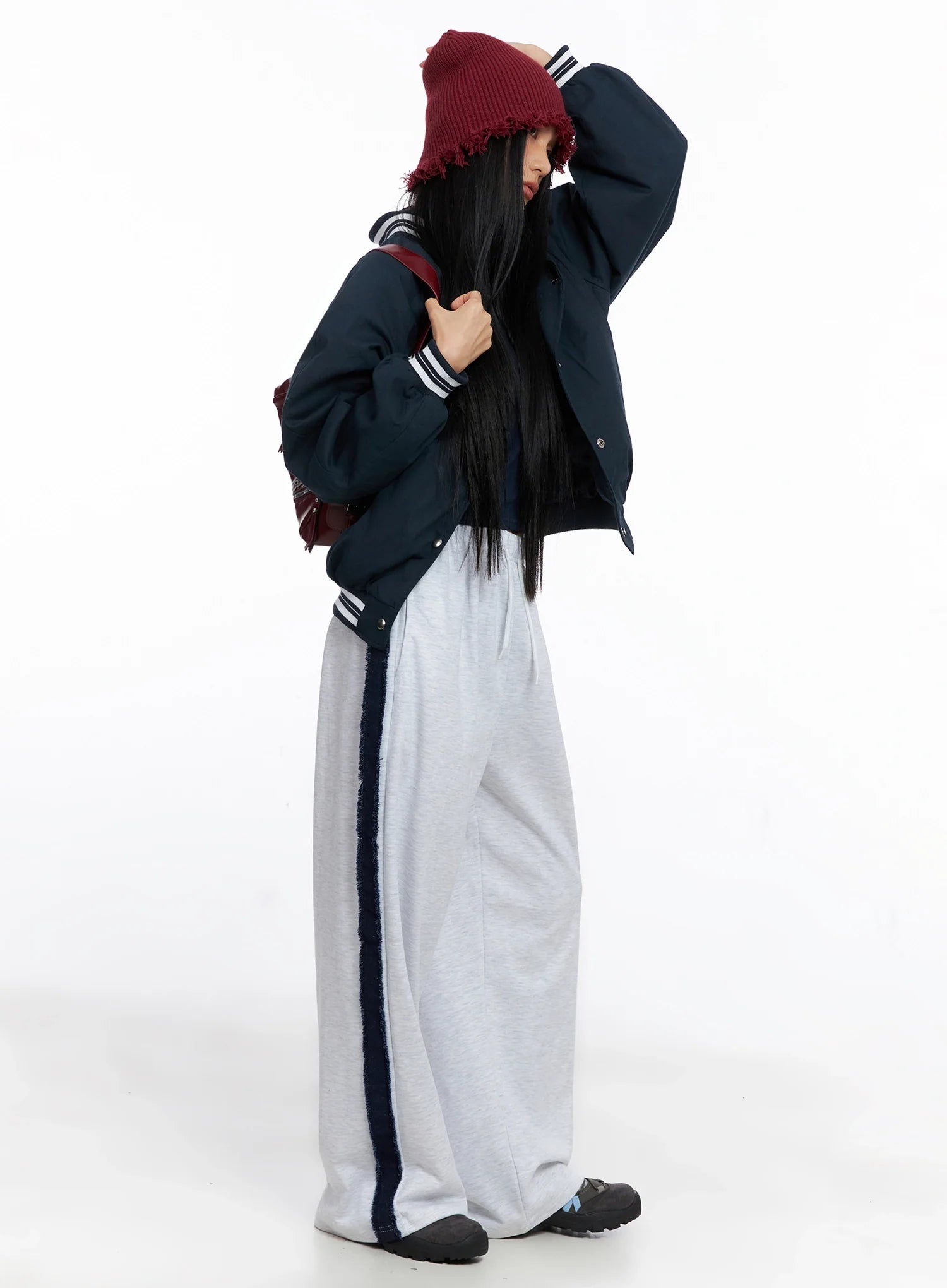 Oversized Varsity Bomber Jacket CO517