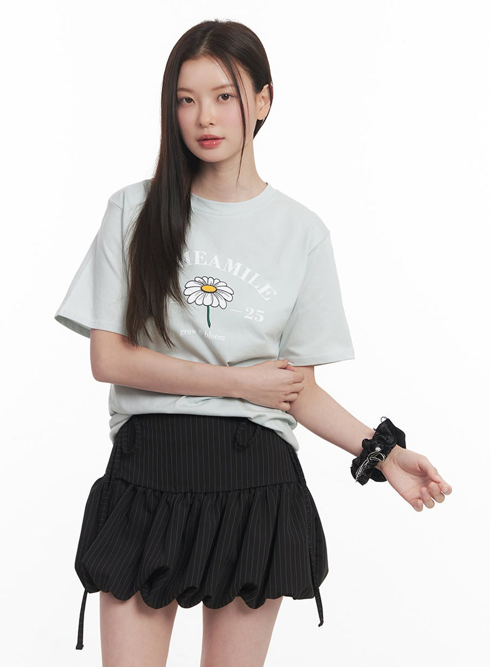 Graphic Flower T-Shirt  IY509