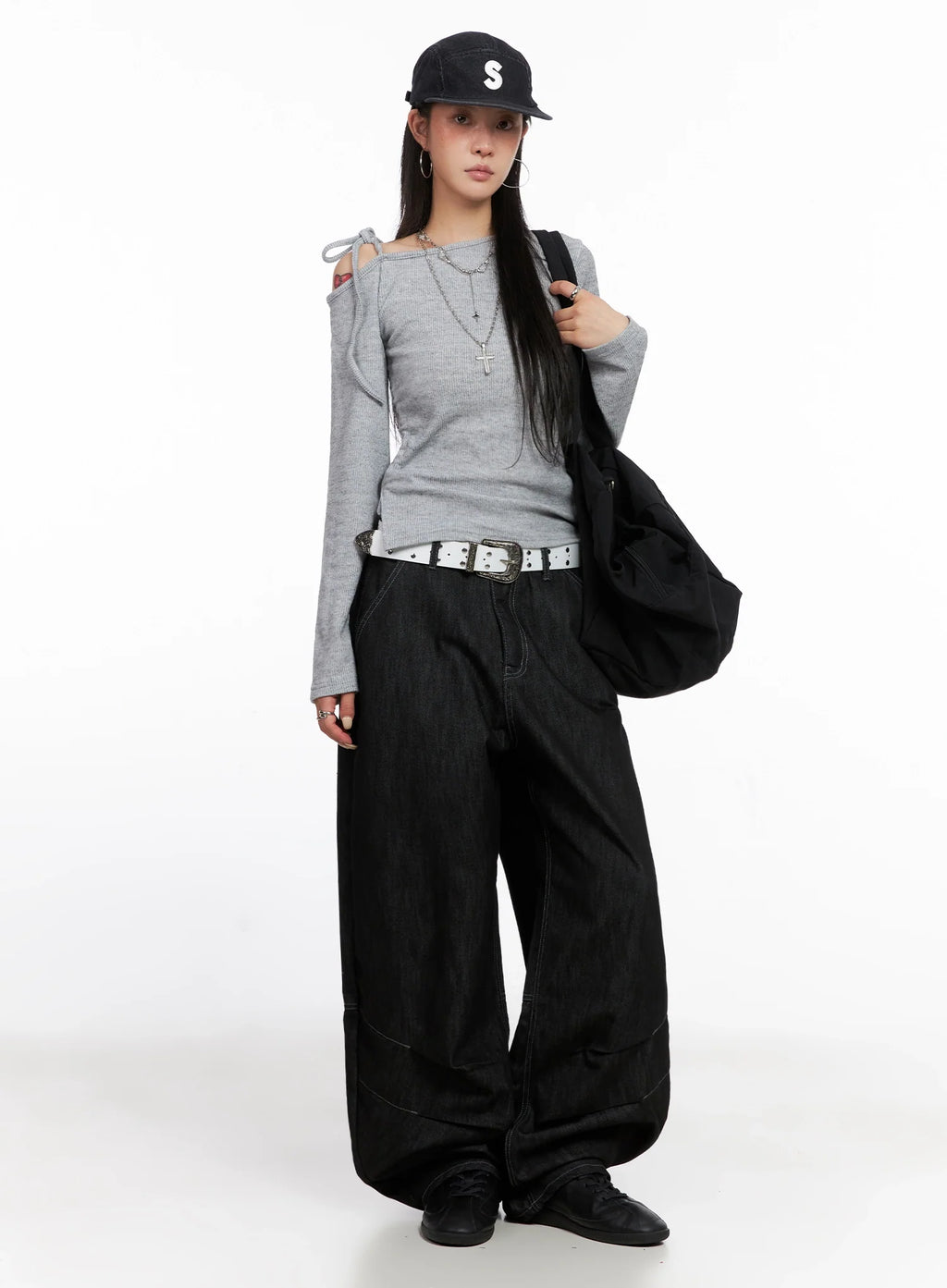 Asymmetric String Tie Top IS515