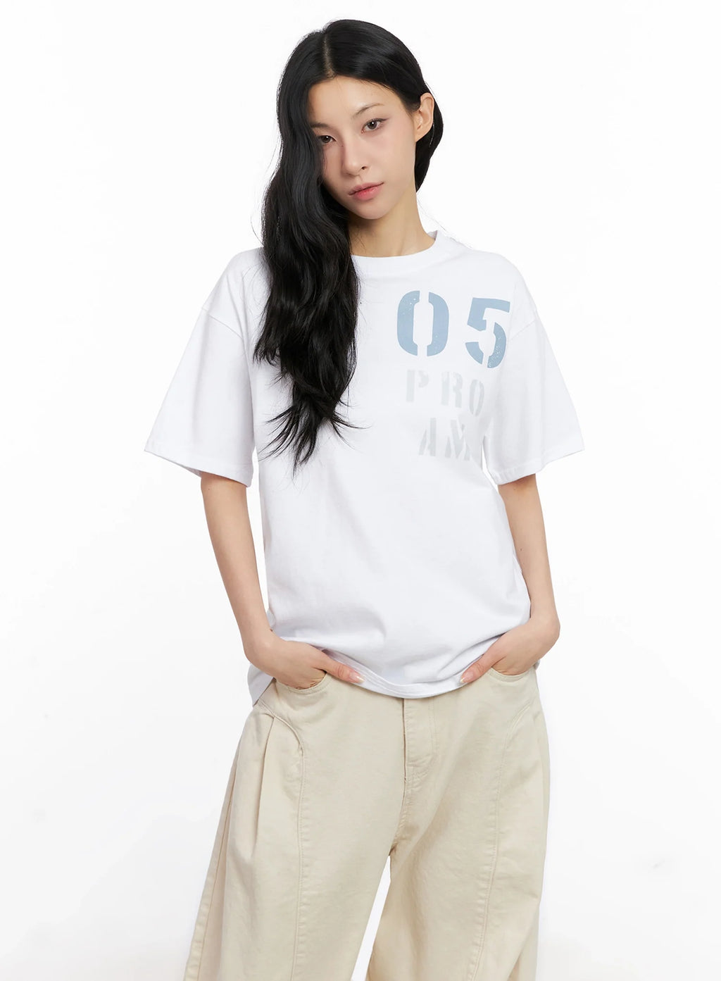 05 Graphic Print Short-Sleeve Tee IG508