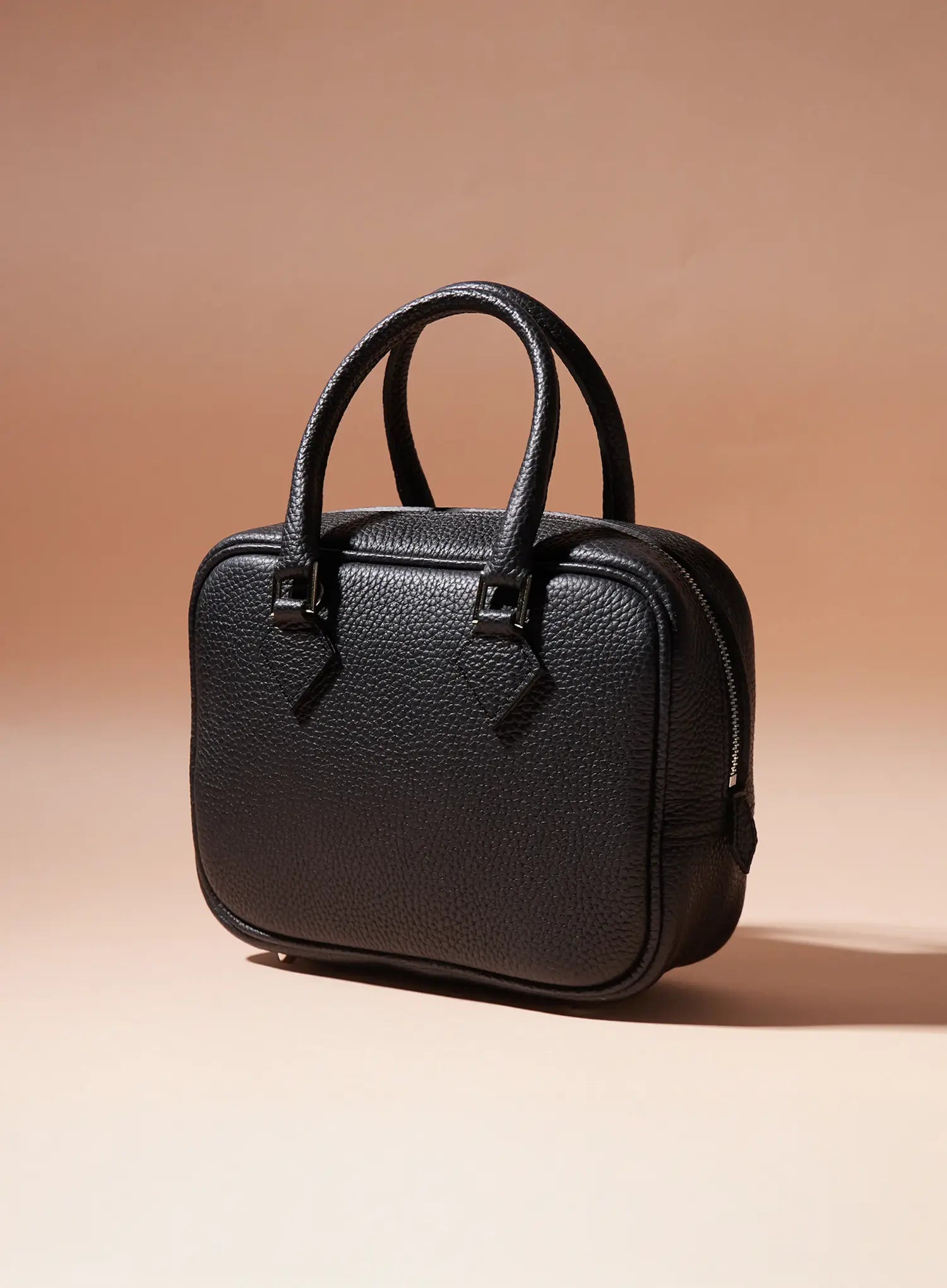 Faux-Leather Square Shoulder Bag IS516