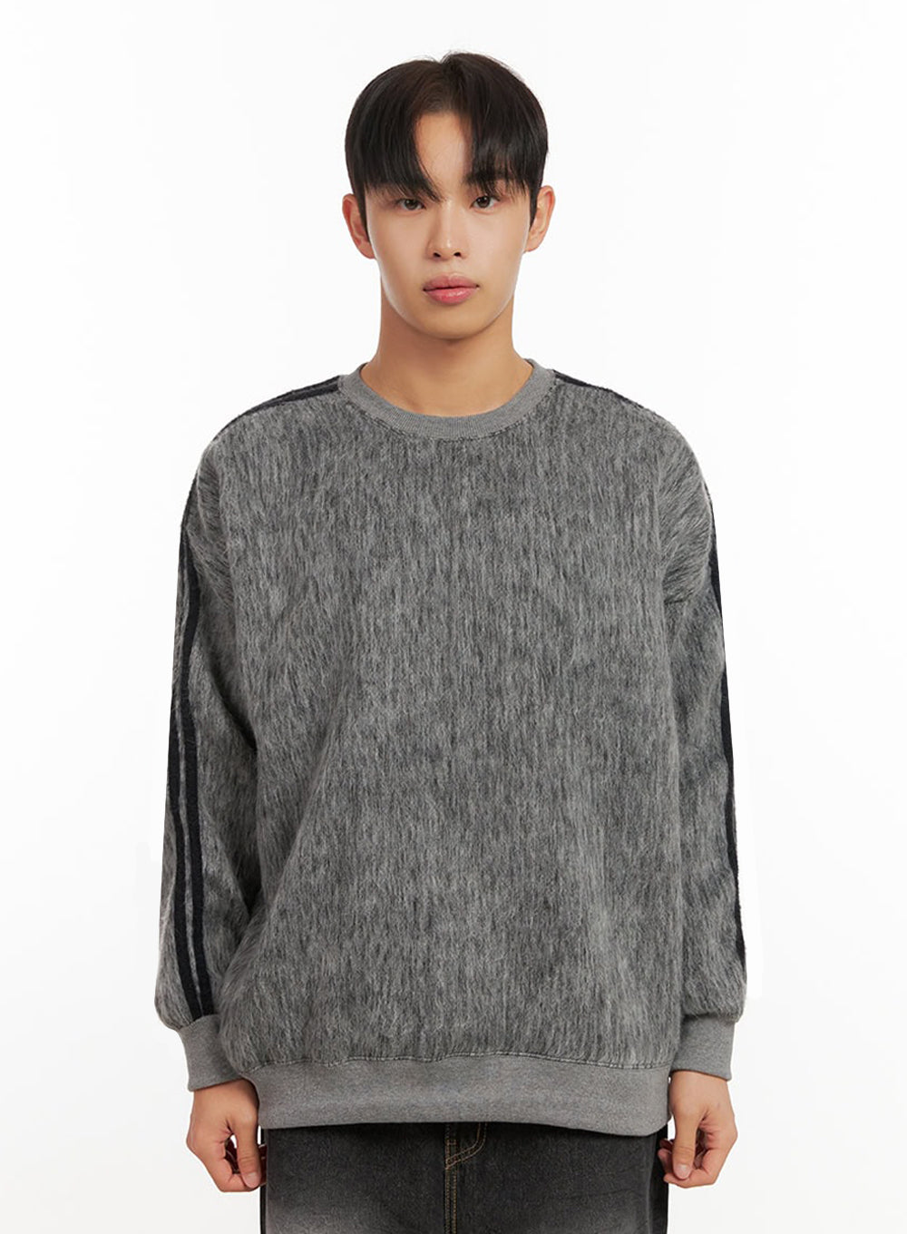 Men's Soft Wool Long Sleeve Pullover ID413