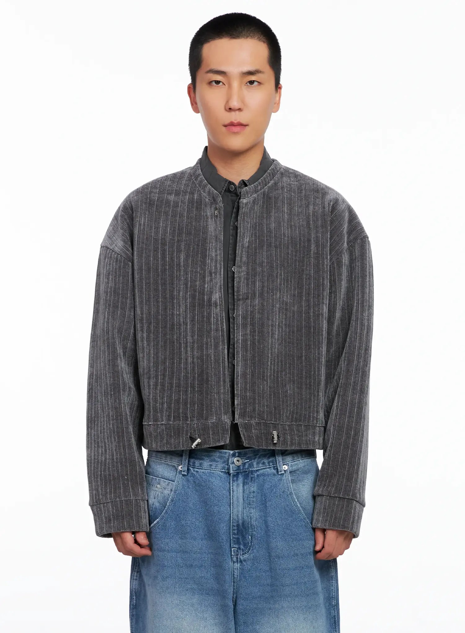 Men's Velvet Crop Jacket IS510