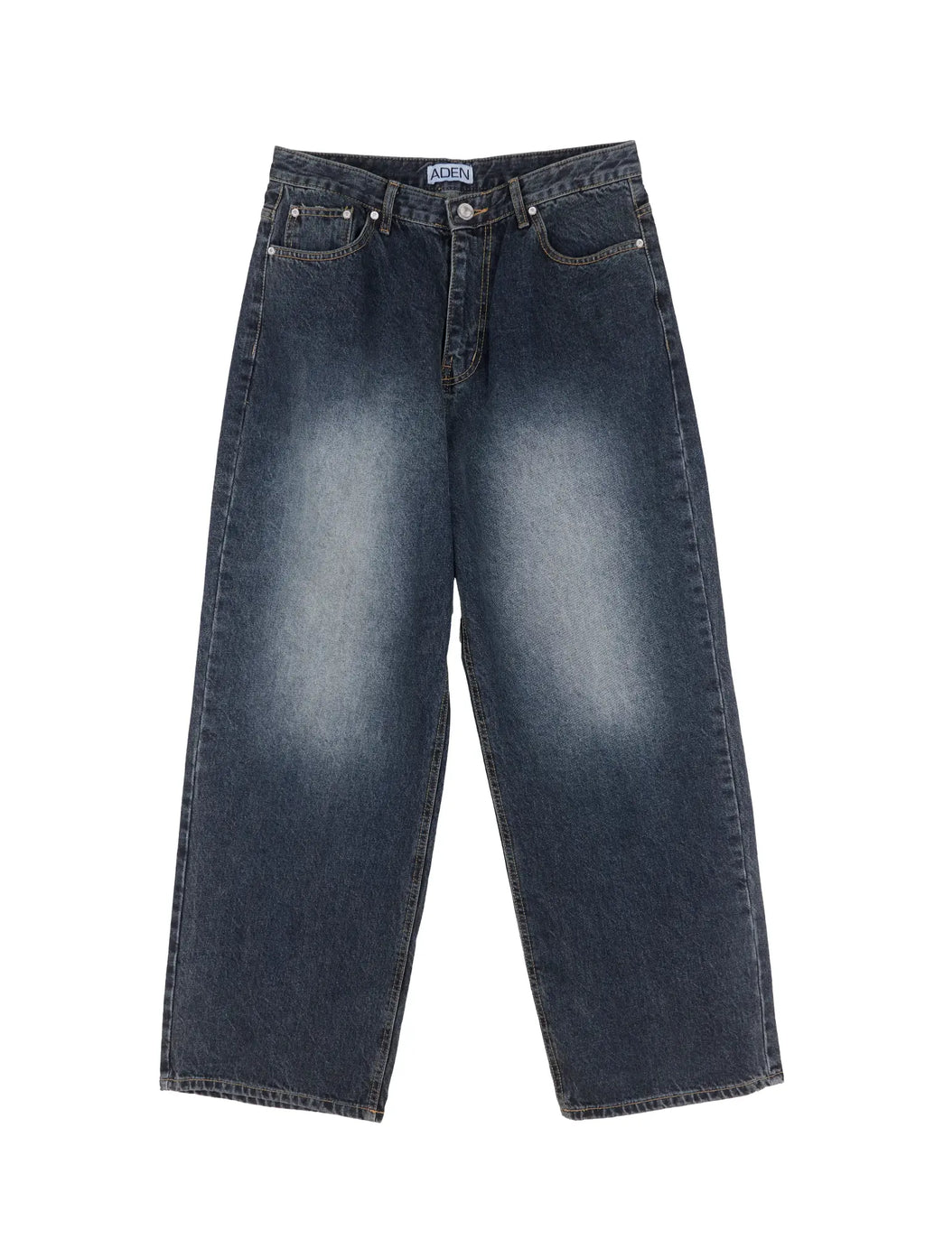 Men's Relaxed-Fit Washed Jeans IS509