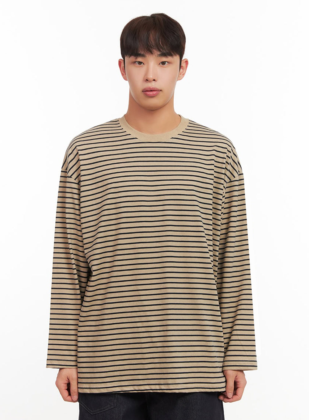 Men's Striped Oversized T-Shirt IF517