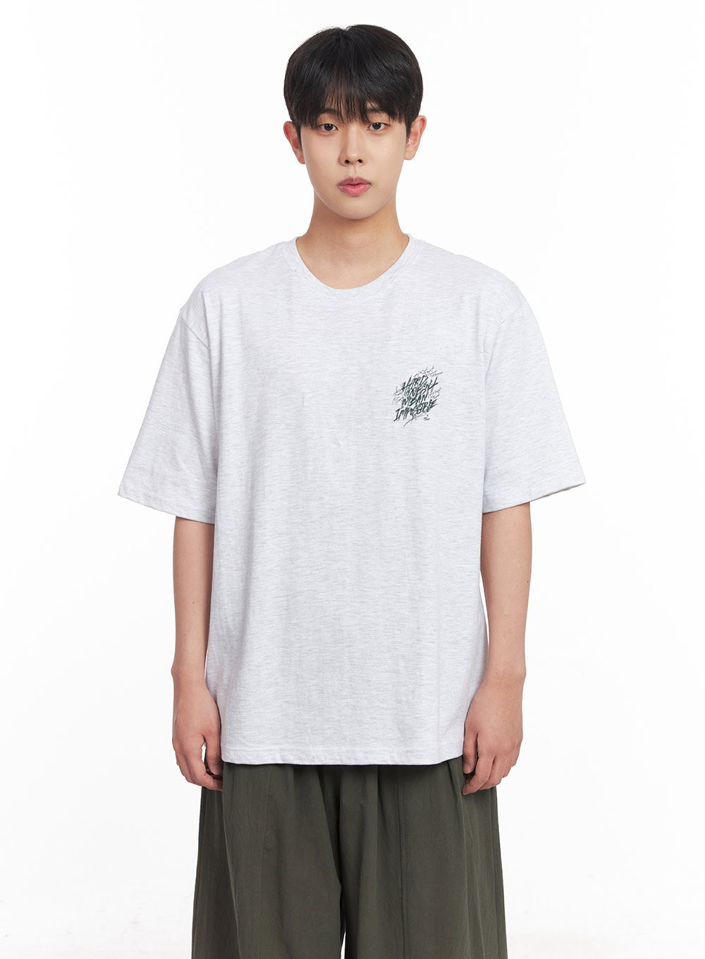 Men's Graffiti Print T-Shirt IY520