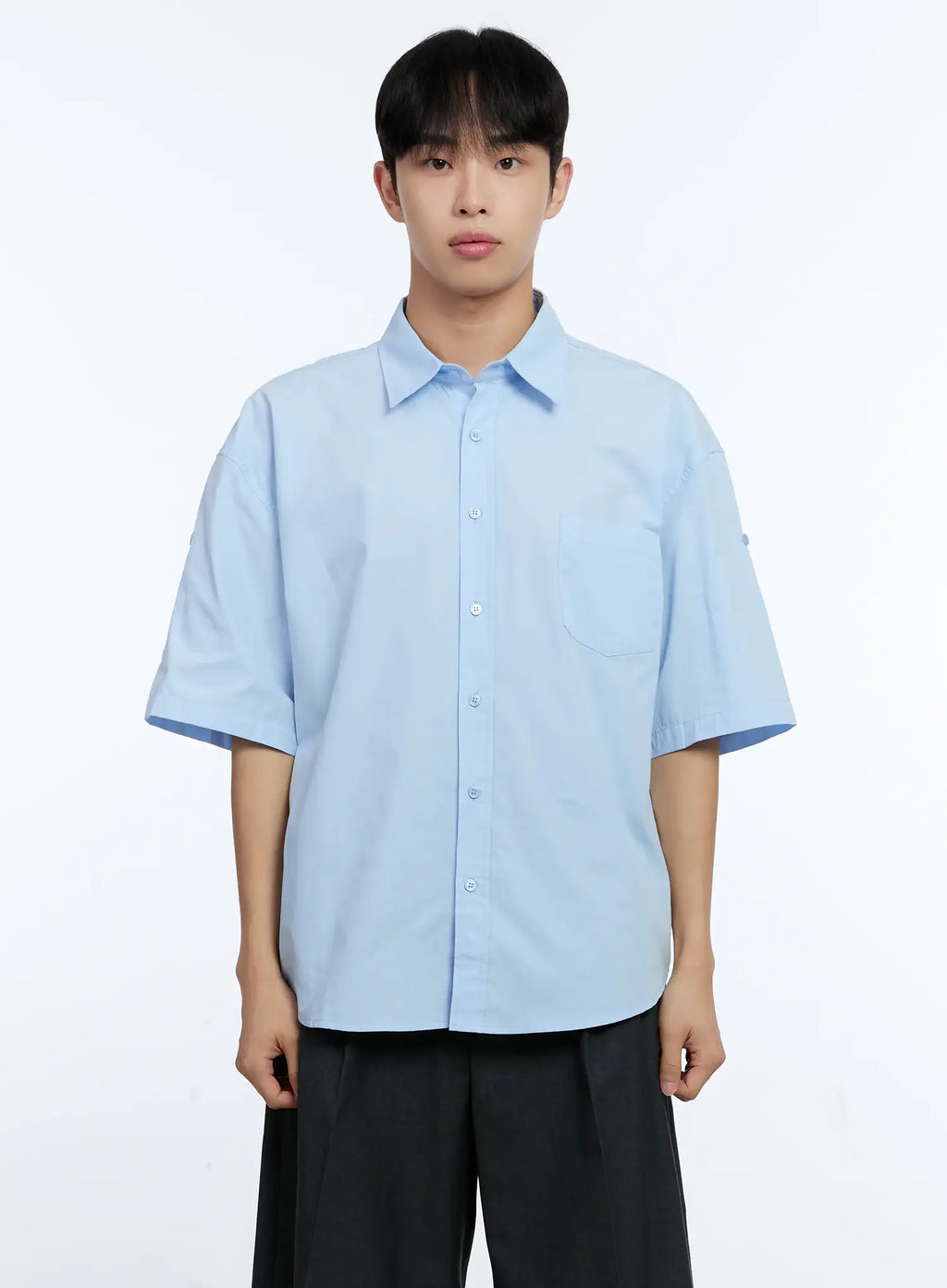 Men's Pocket Detail Short Sleeve Shirt IG519