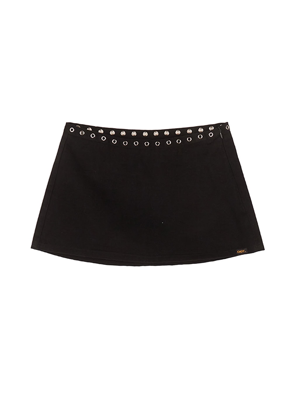 Low-Rise Eyelet Mini Skirt  IA517
