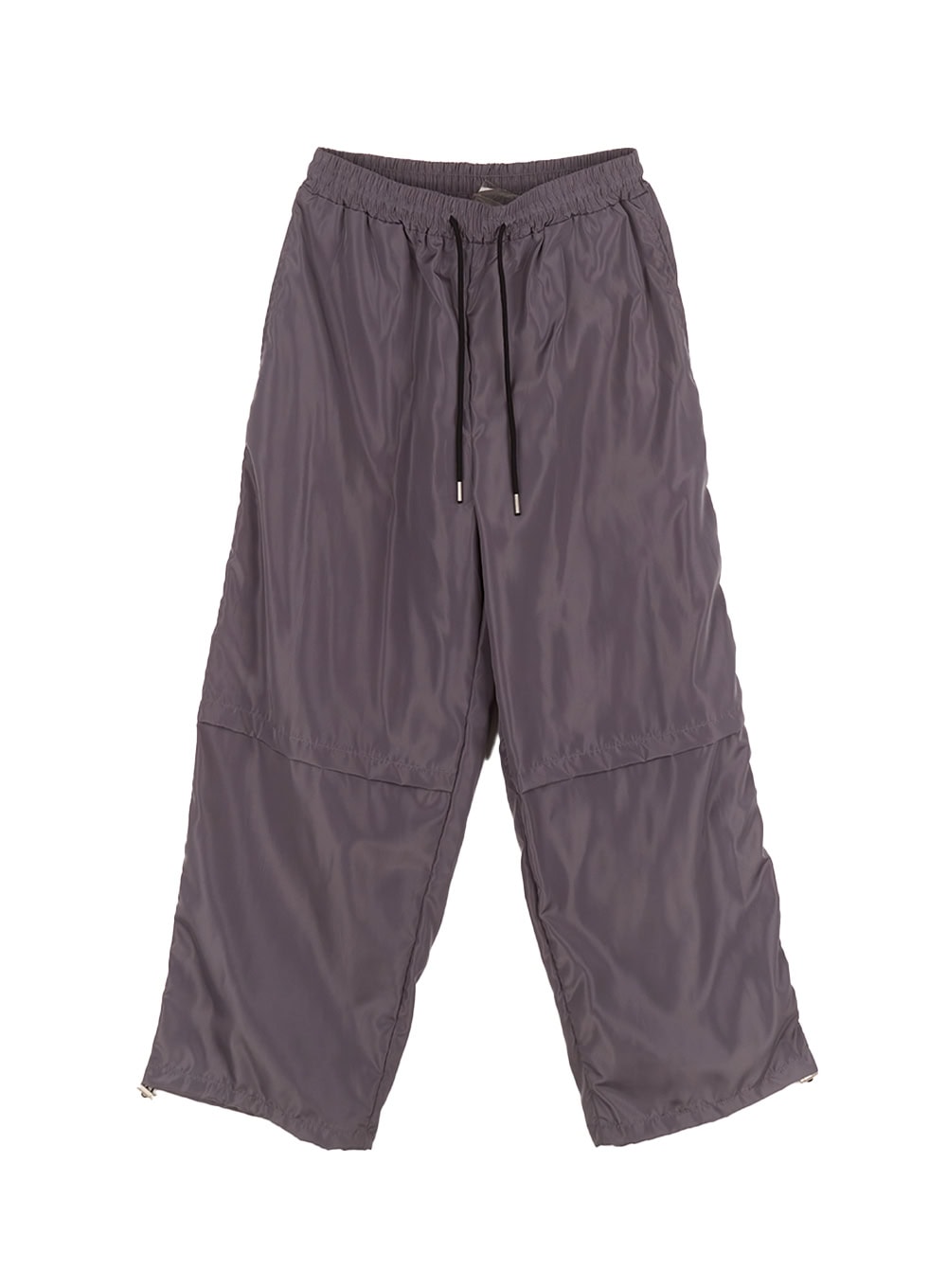 Pintuck Wide-Leg Windbreaker Trackpants IA517