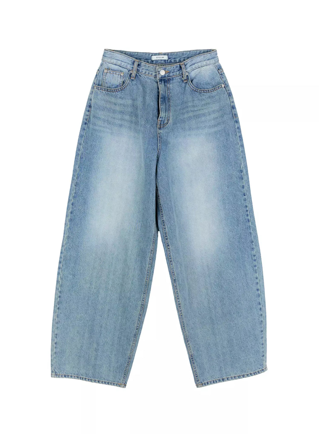 Seojin Washed Wide-Leg Jeans IG508