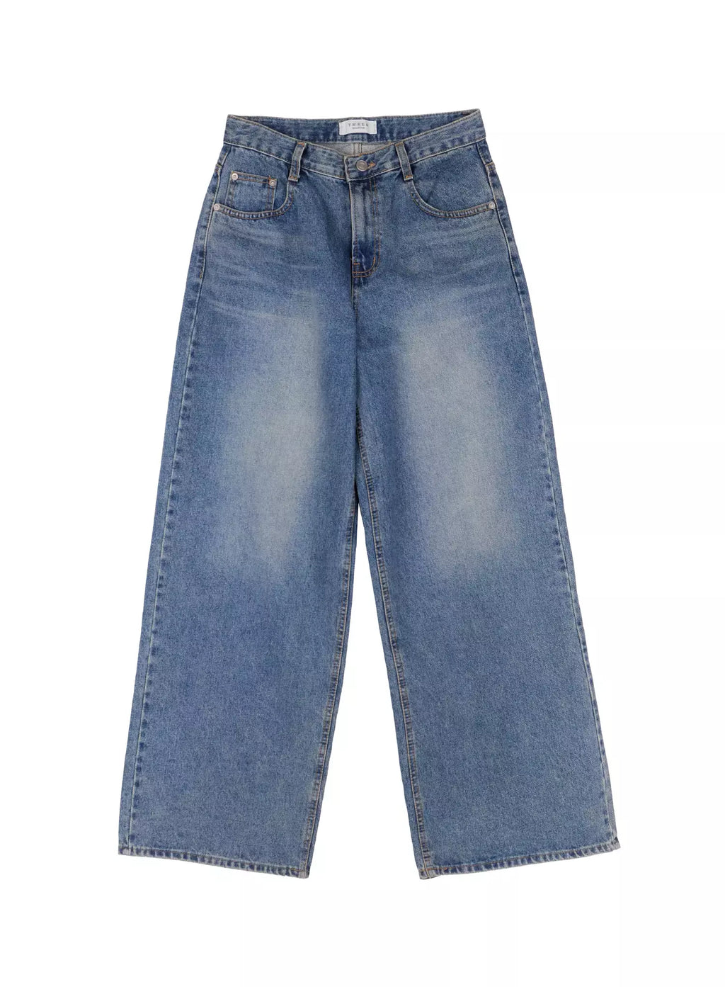 Lilah Wide-Leg Washed Jeans IG527