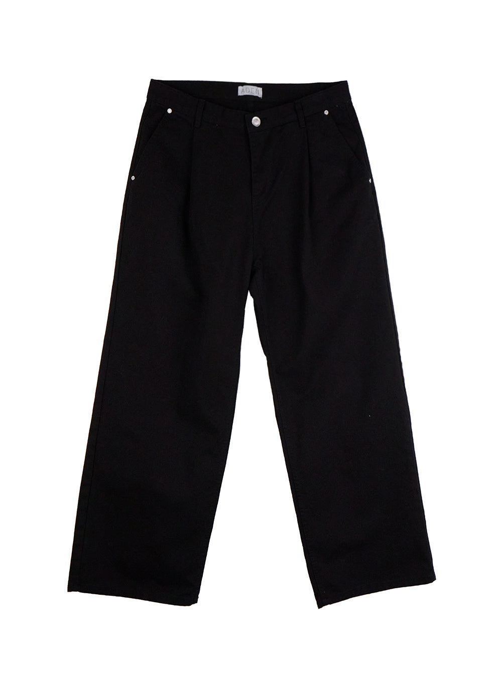 Men's Cotton Pintuck Wide-Fit Pants ID406