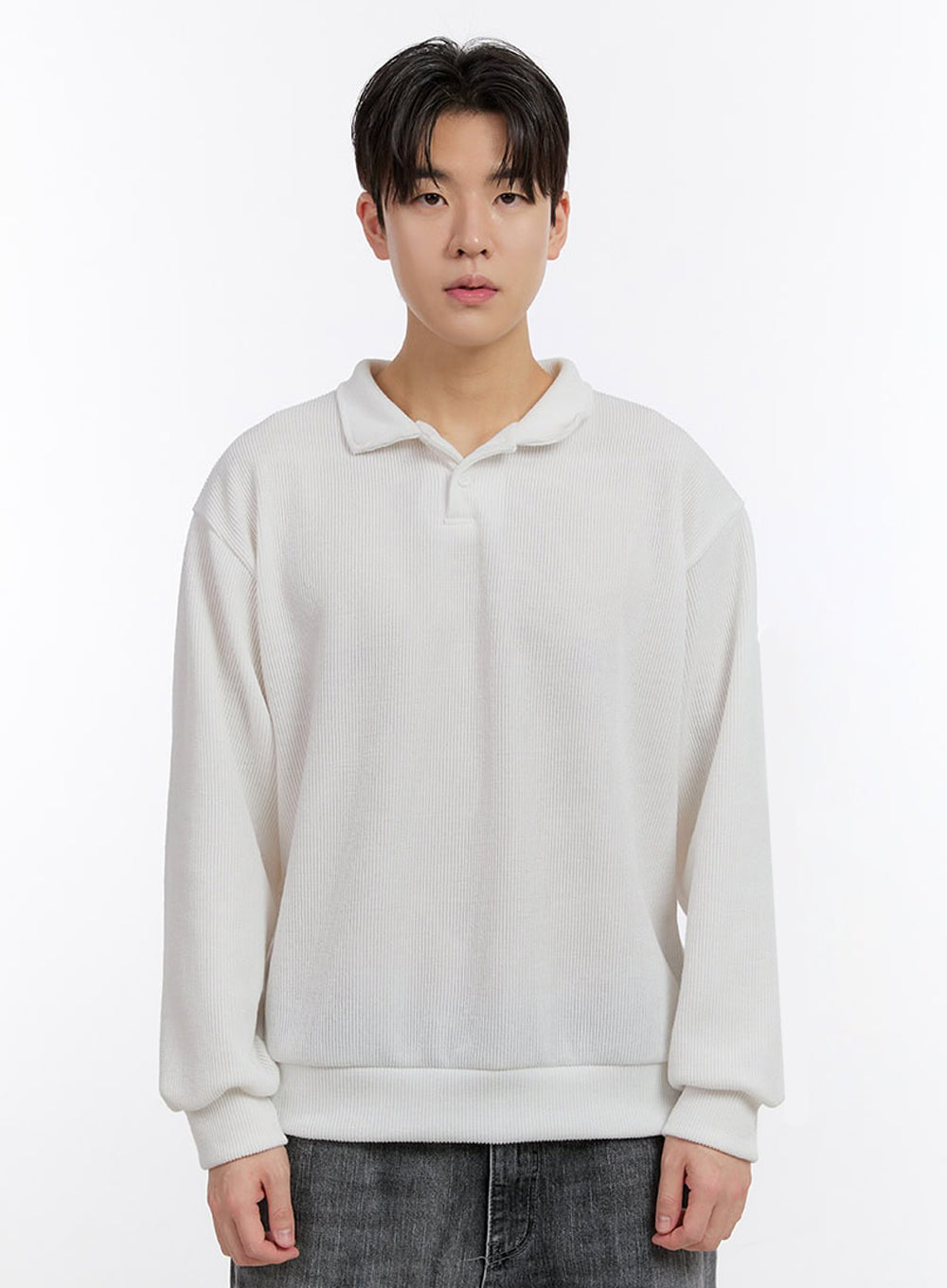 Men's Essential Collared Sweatshirt IM525