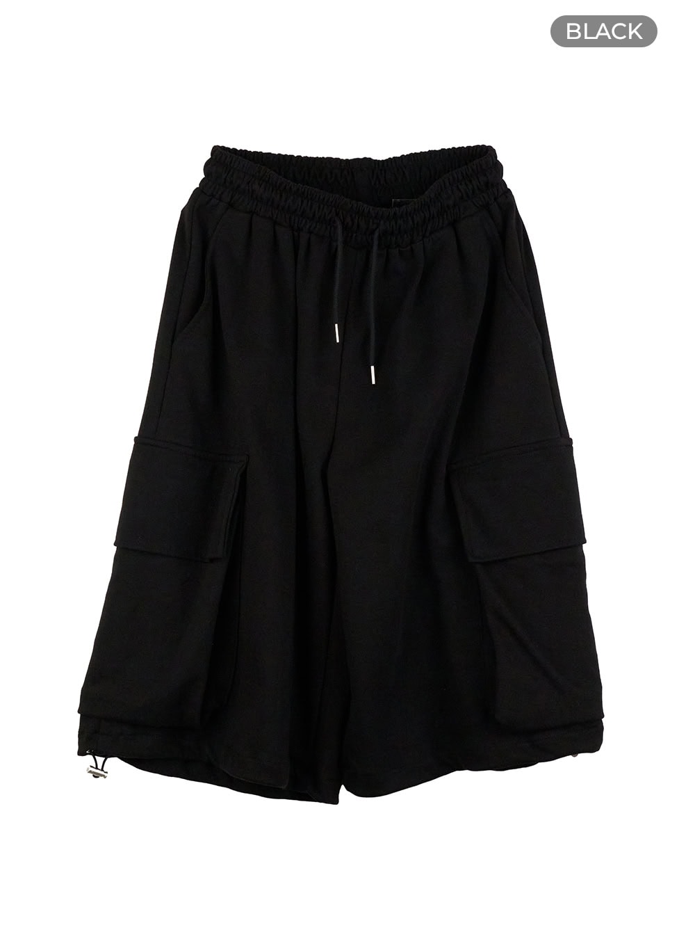 Men's Cargo Sweatshorts (Black) IG409