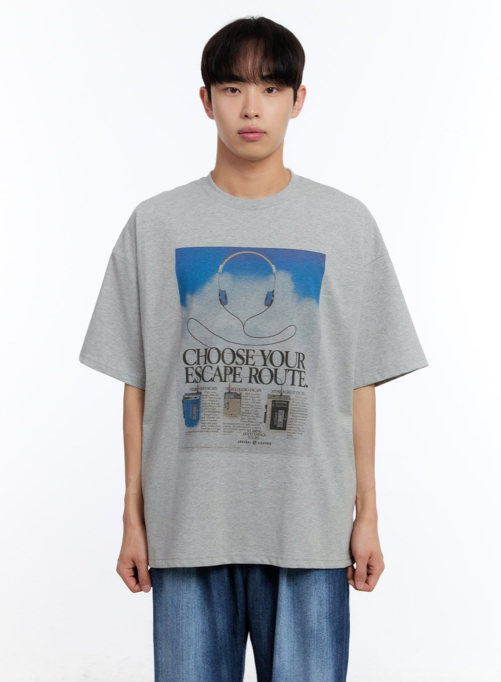 Men's Digital Graphic T-Shirt IY529