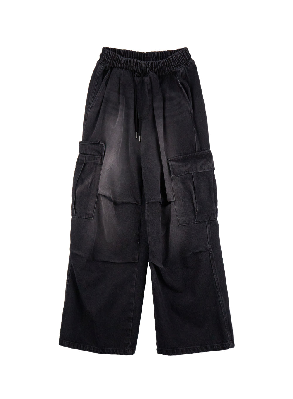 Men's Wide-Fit Denim Cargo Jeans ID427