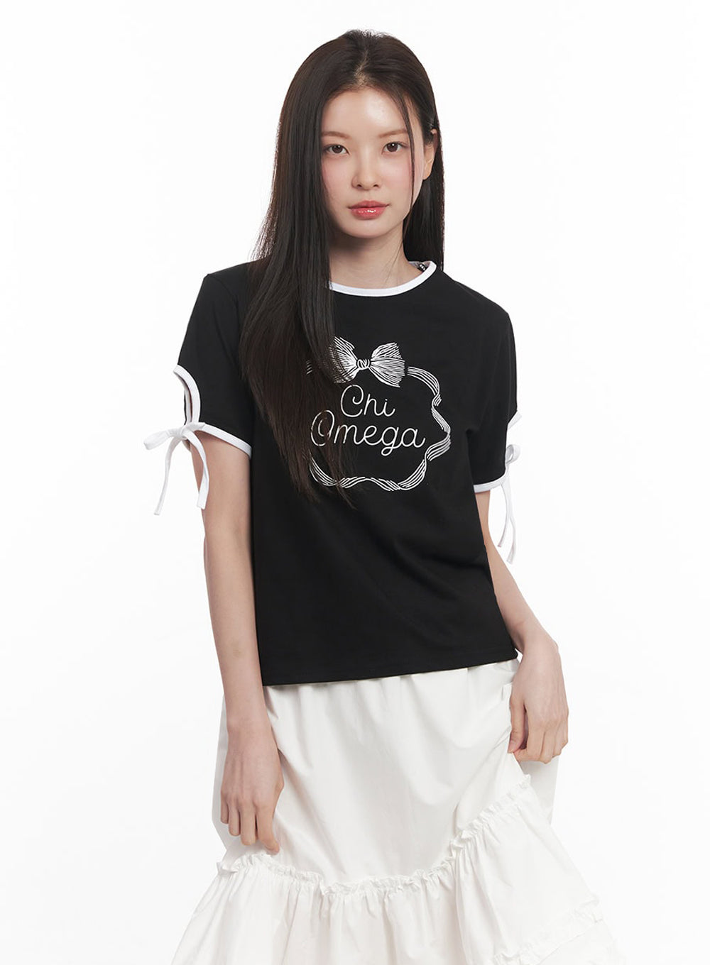 Ribbon Cut Graphic T-Shirt IY509