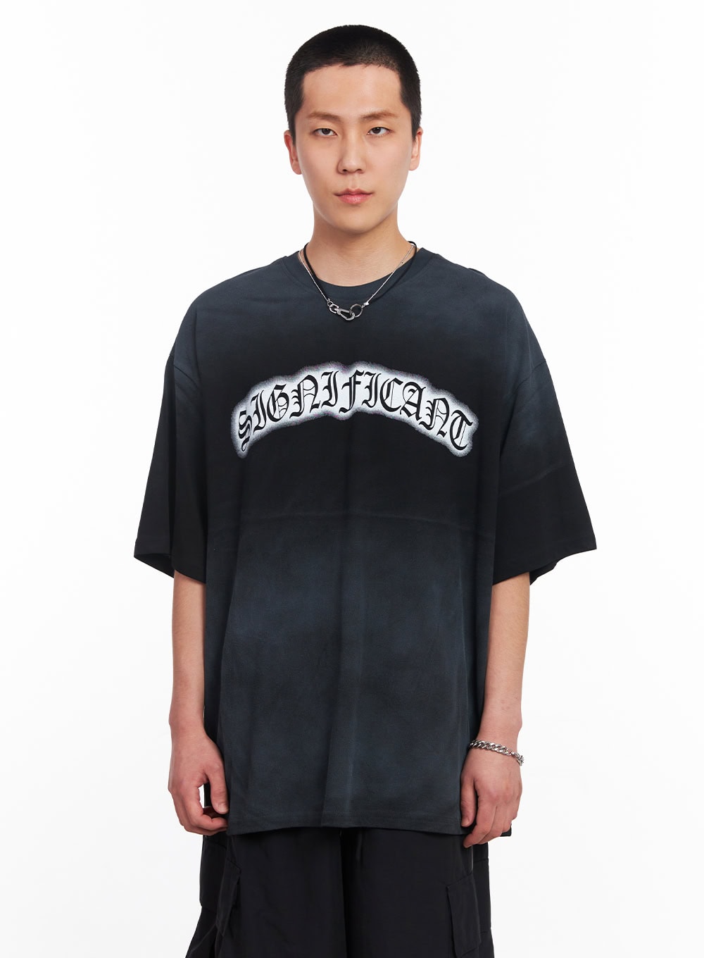 Men's Gradient Street Graphic T-Shirt IU503