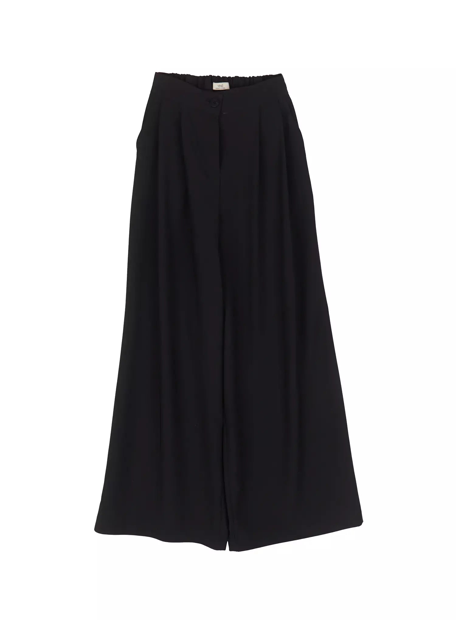 Pintuck Wide-Leg Pants IU512