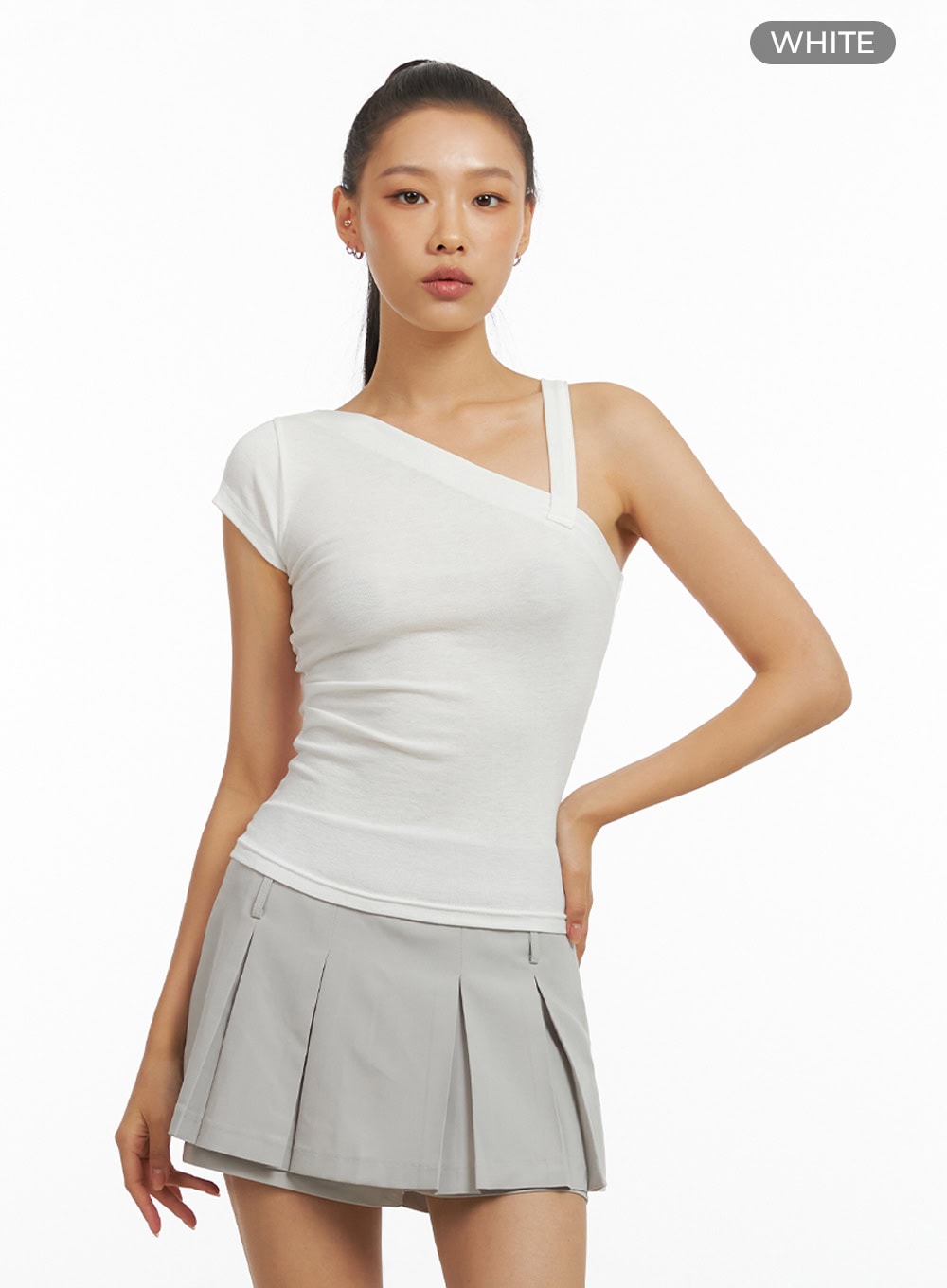 One Shoulder Strap Crop Top IG405